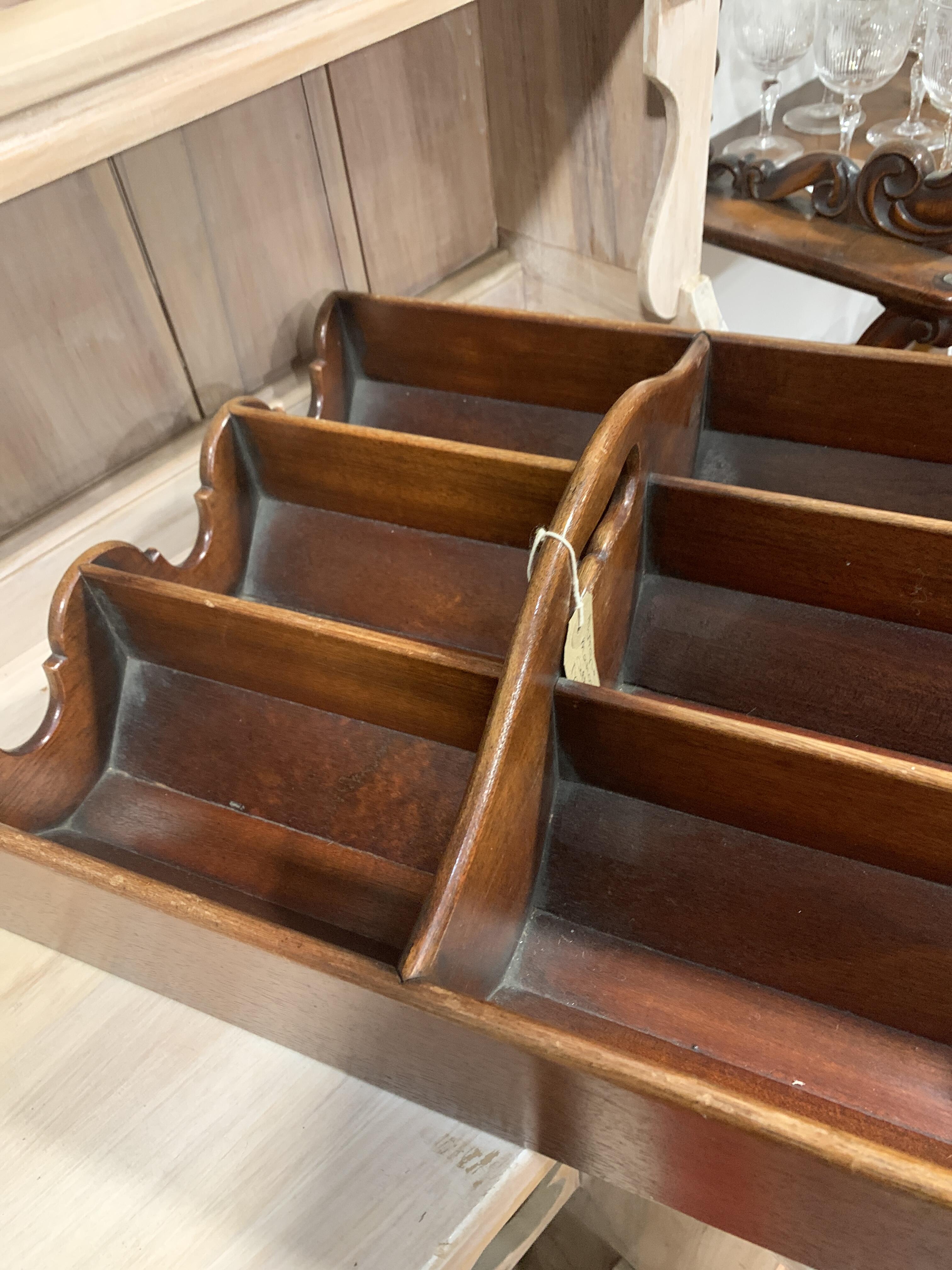 19th Century Mahogany Cutlery Tray