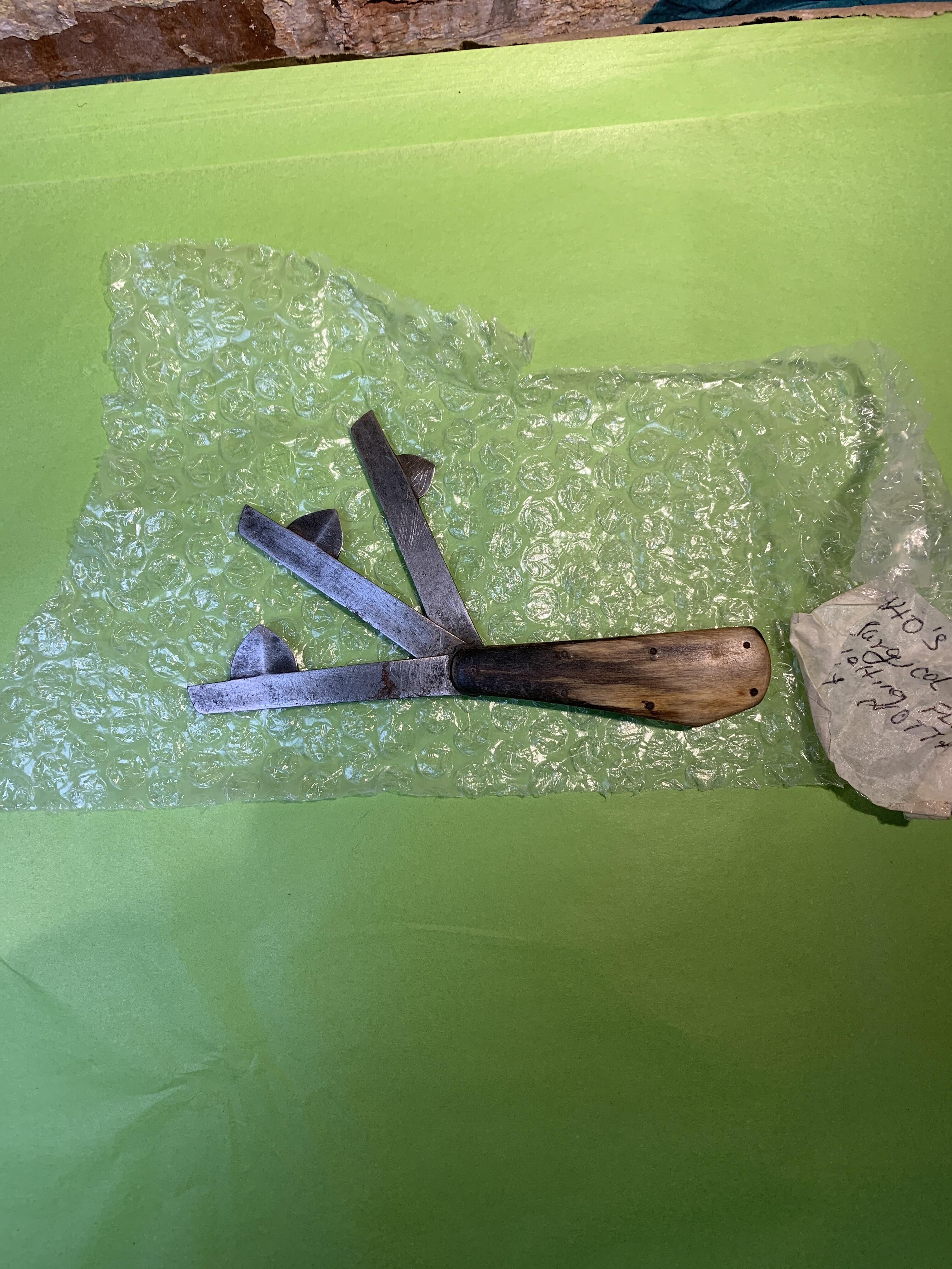 Antique 1840's 3-Bladed Fleam