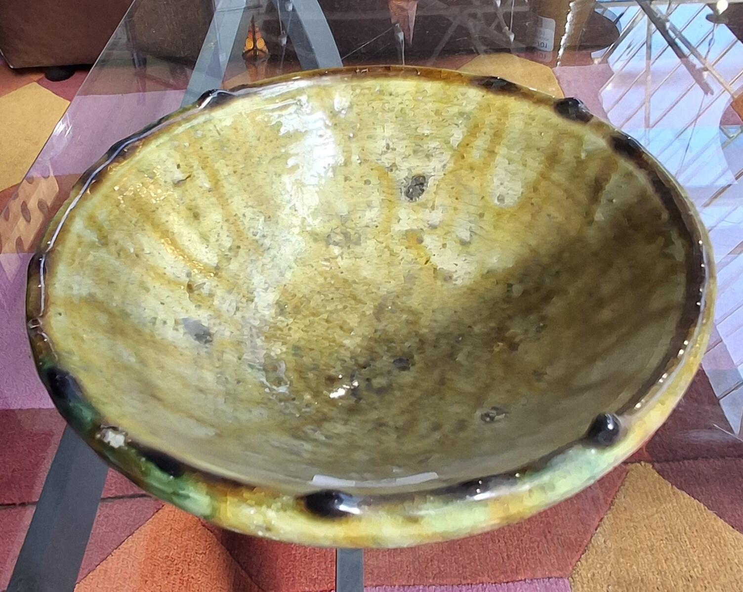 Medium Ochre Tamegroute Bowl