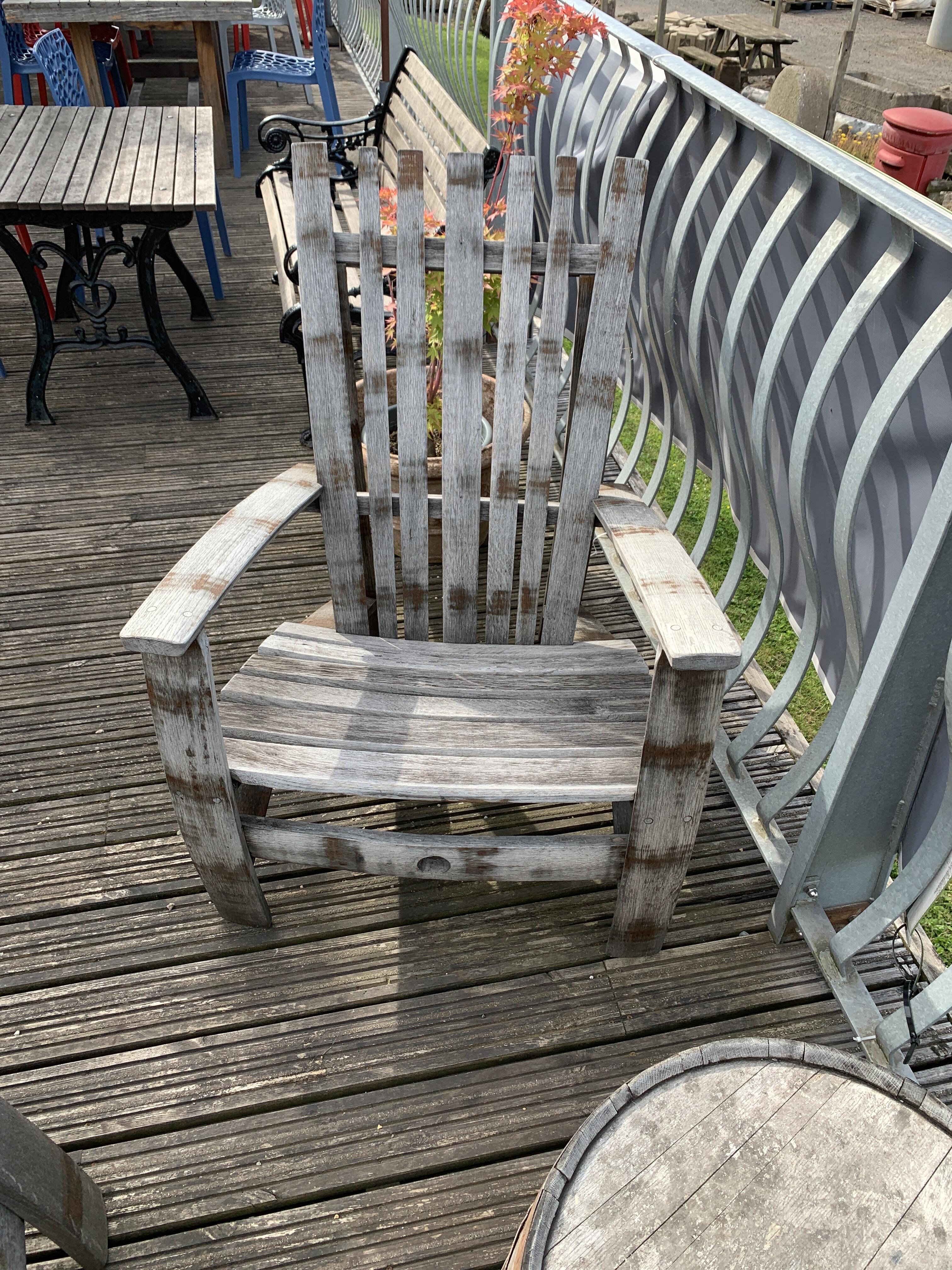 701 Originals Barrel Table & Chair Set - Rustic Charm