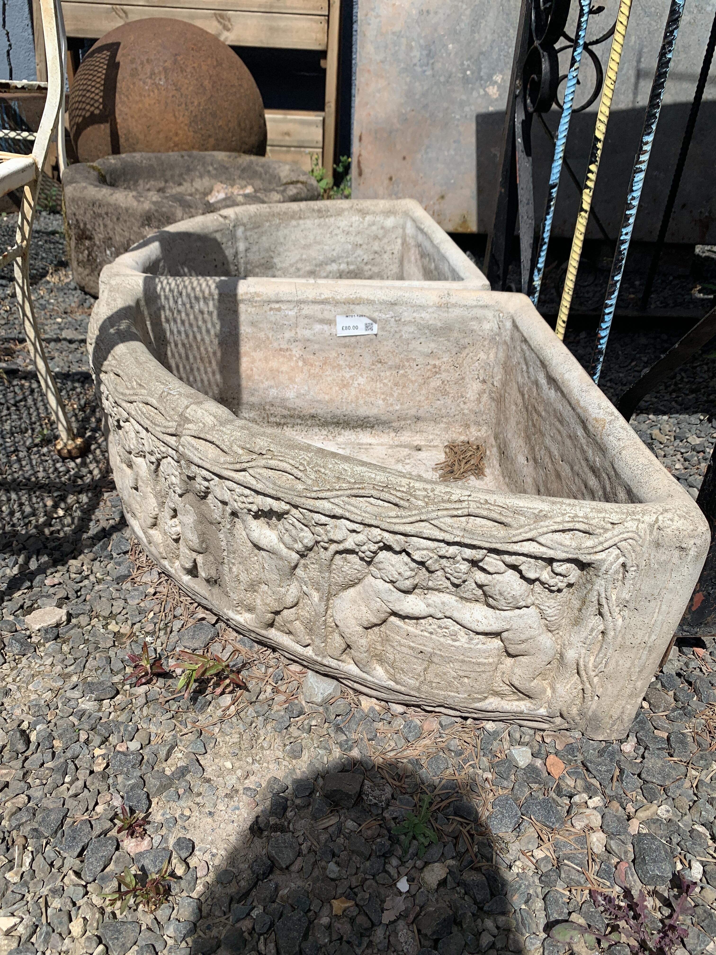 Reclaimed Quadrant Corner Troughs