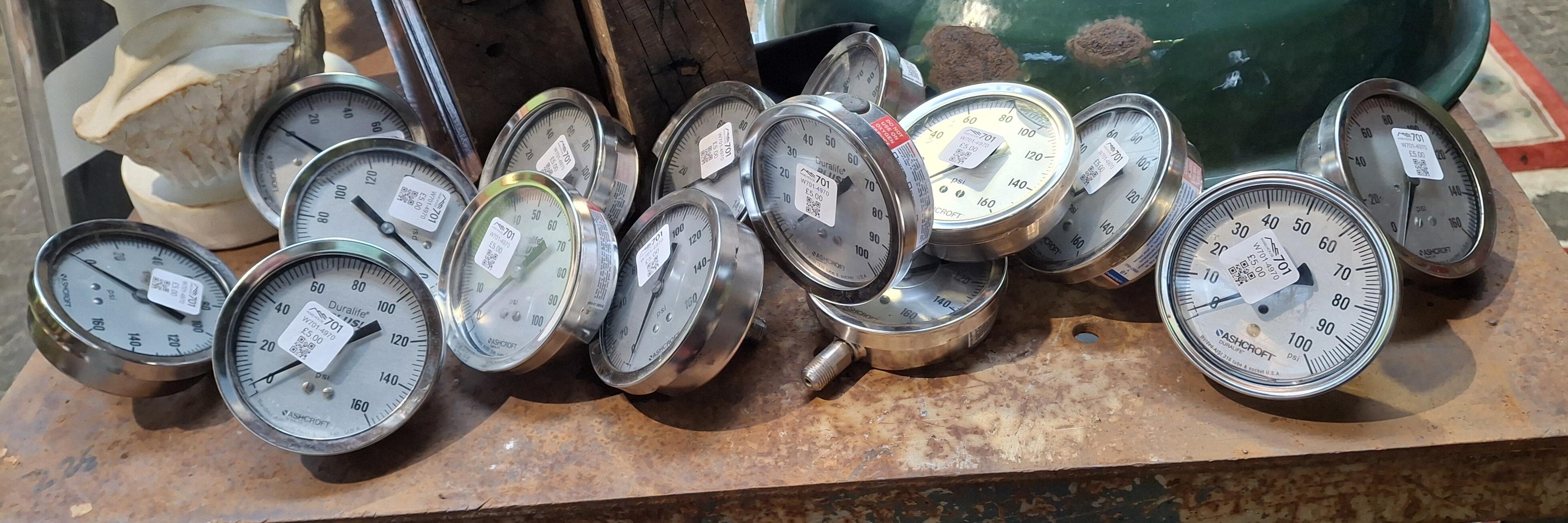 Vintage Ashcroft Pressure Gauge