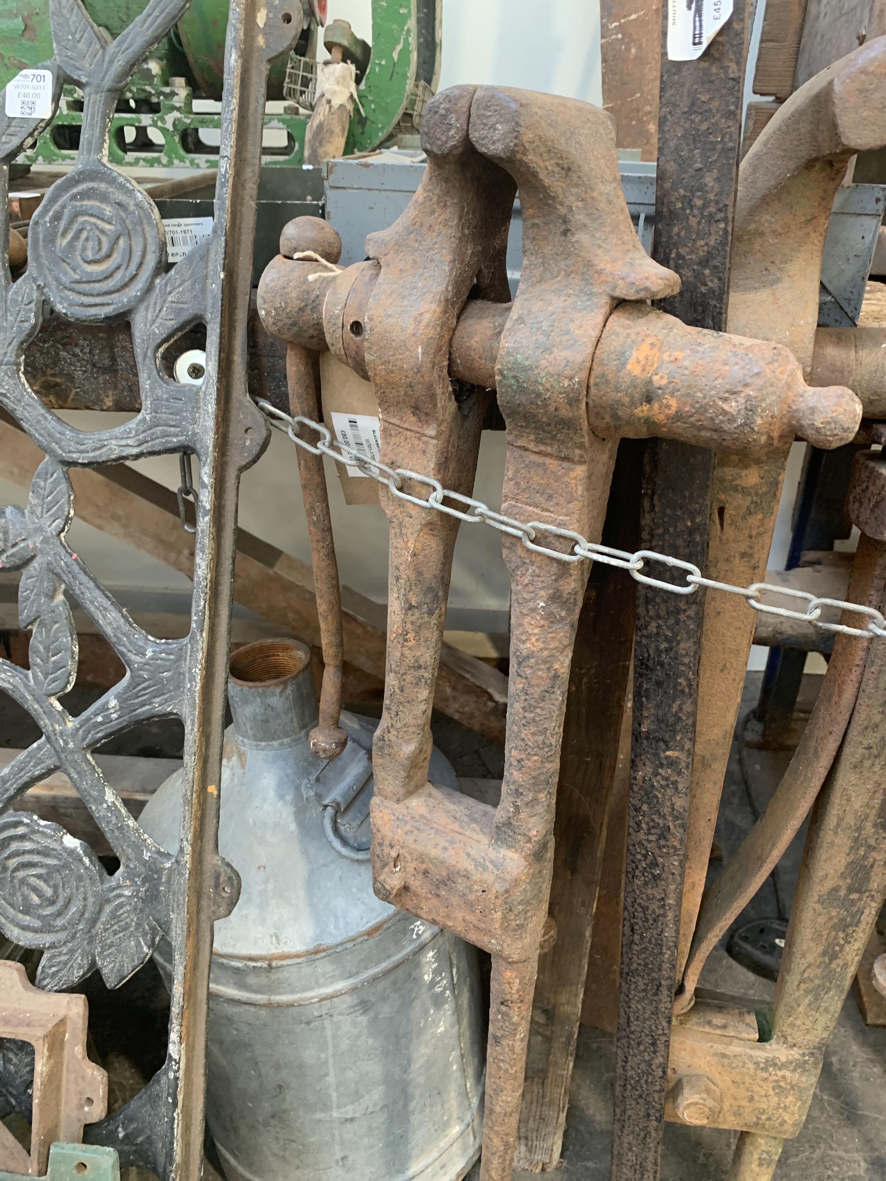 Vintage Blacksmith Leg Vice
