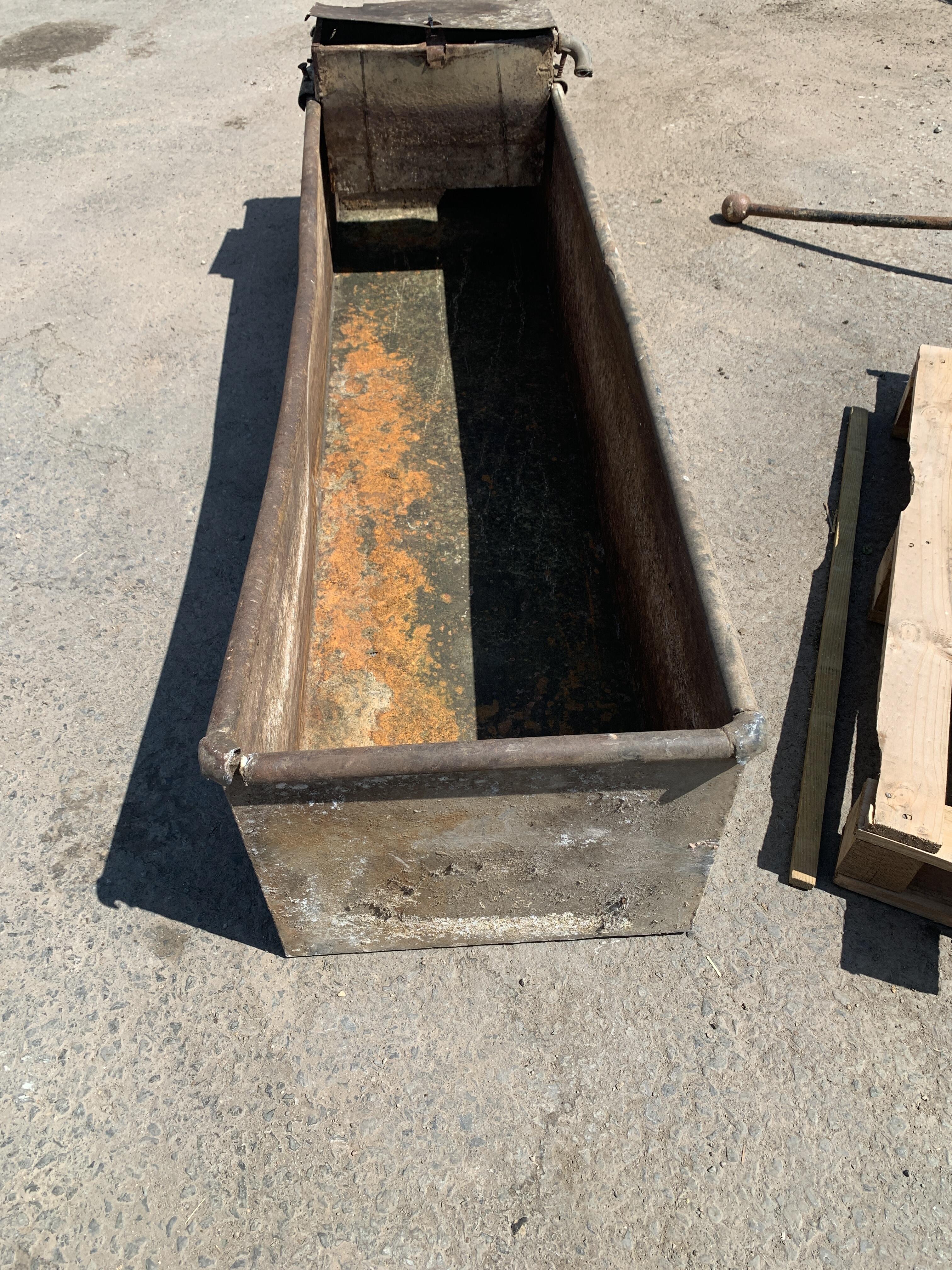 Galvanised Trough 183cm x 36cm x 47cm