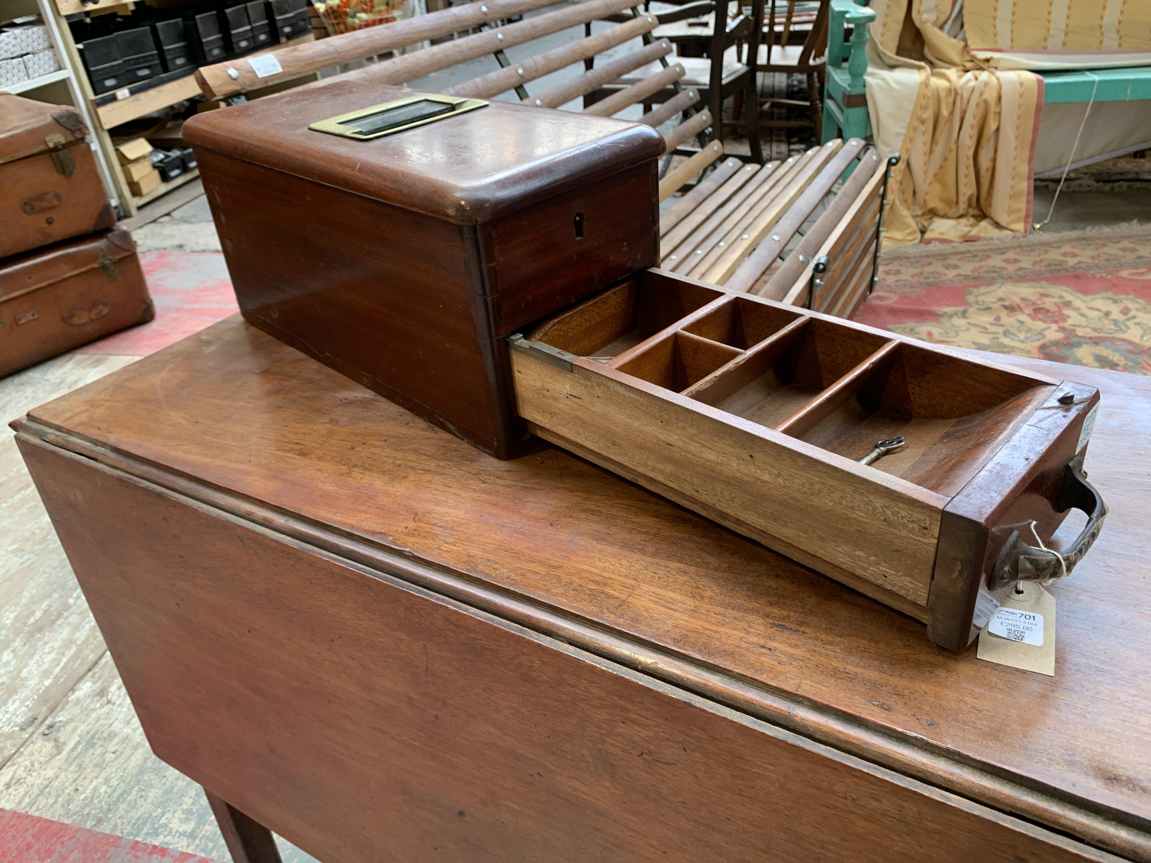 Antique O'Brien's Patent Mahogany Shop Till
