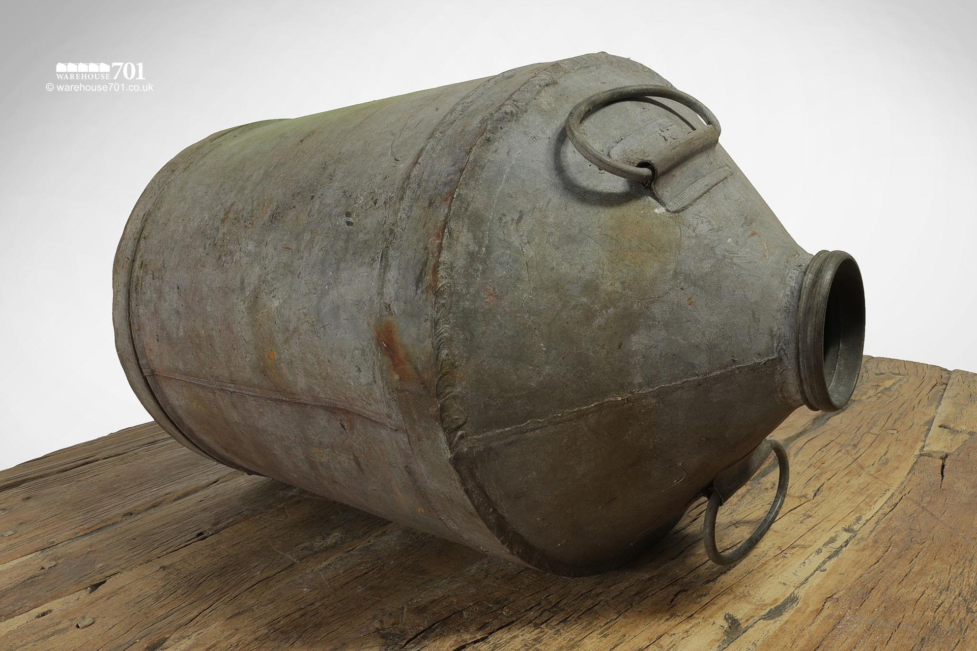 1950s London Oil Corporation twin handle can