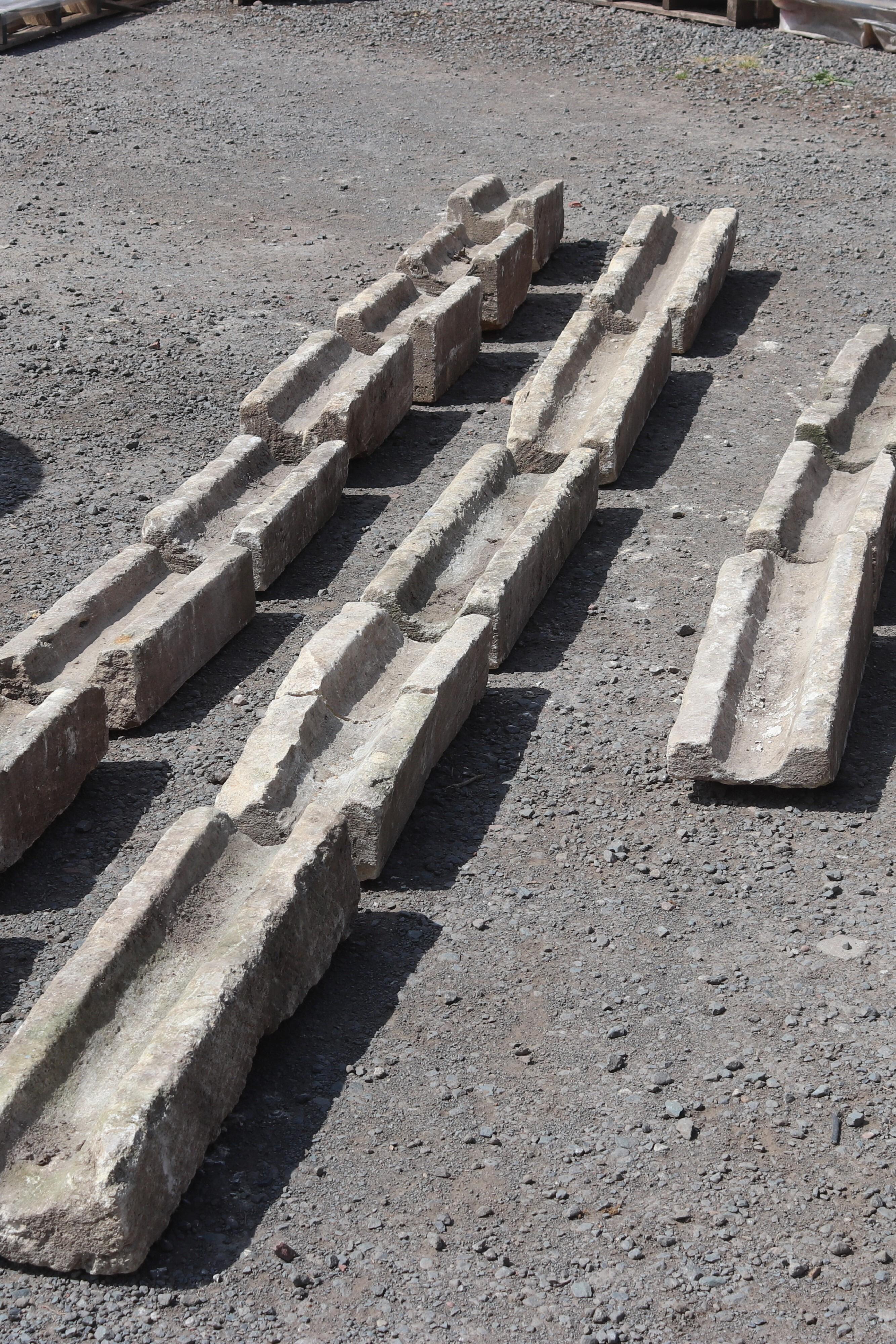 Limestone drainage channel