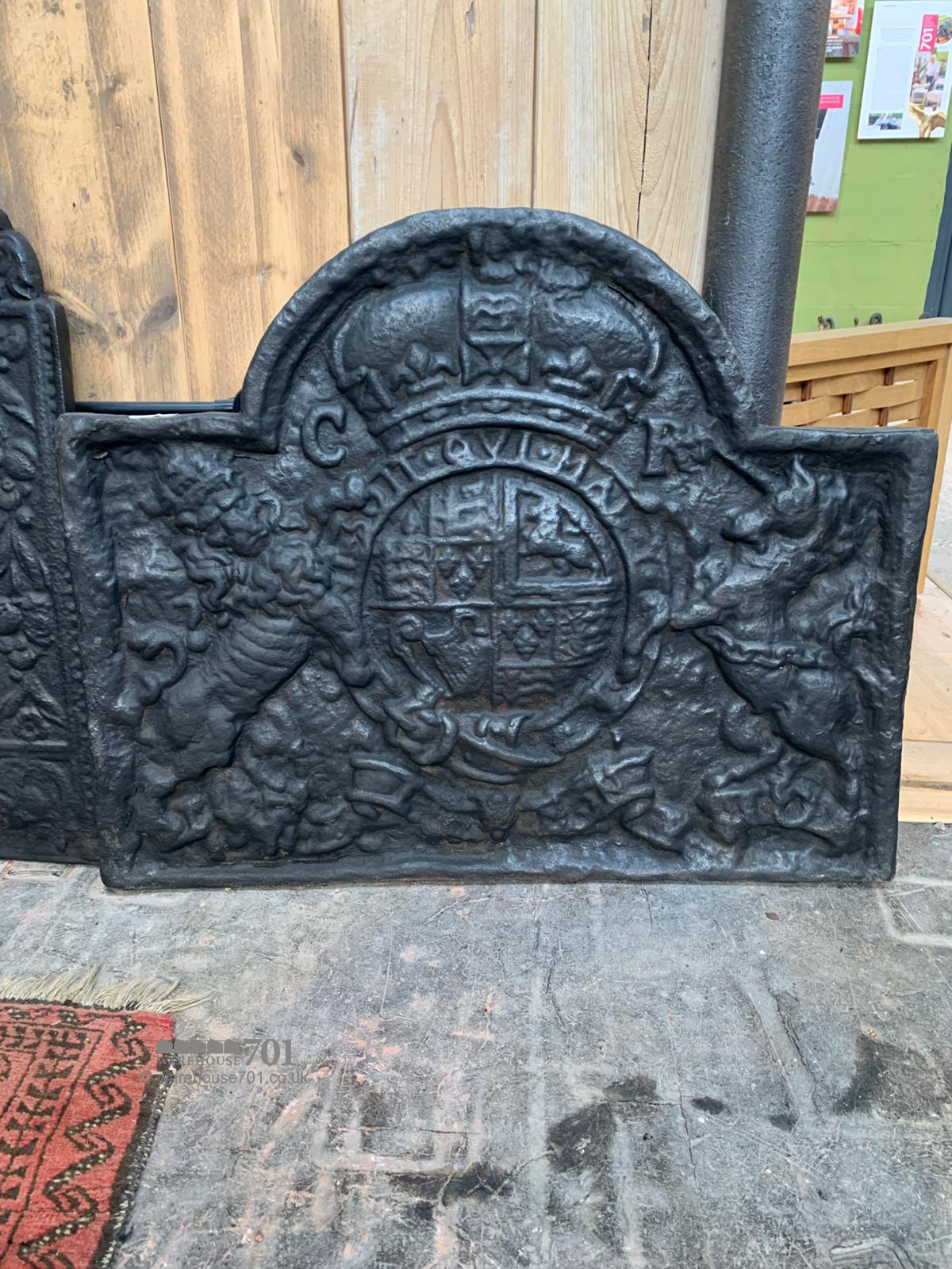Metal fire back