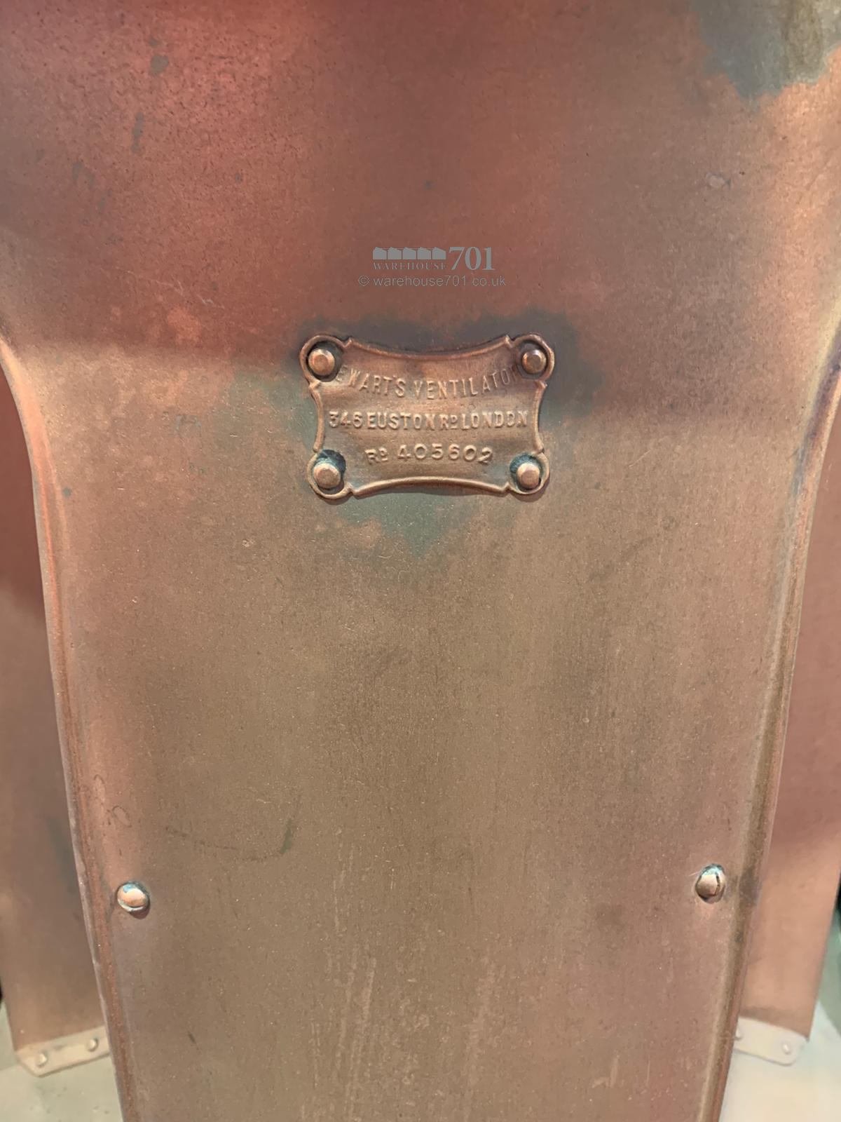 Antique Ewarts & Son Copper Roof Ventilator