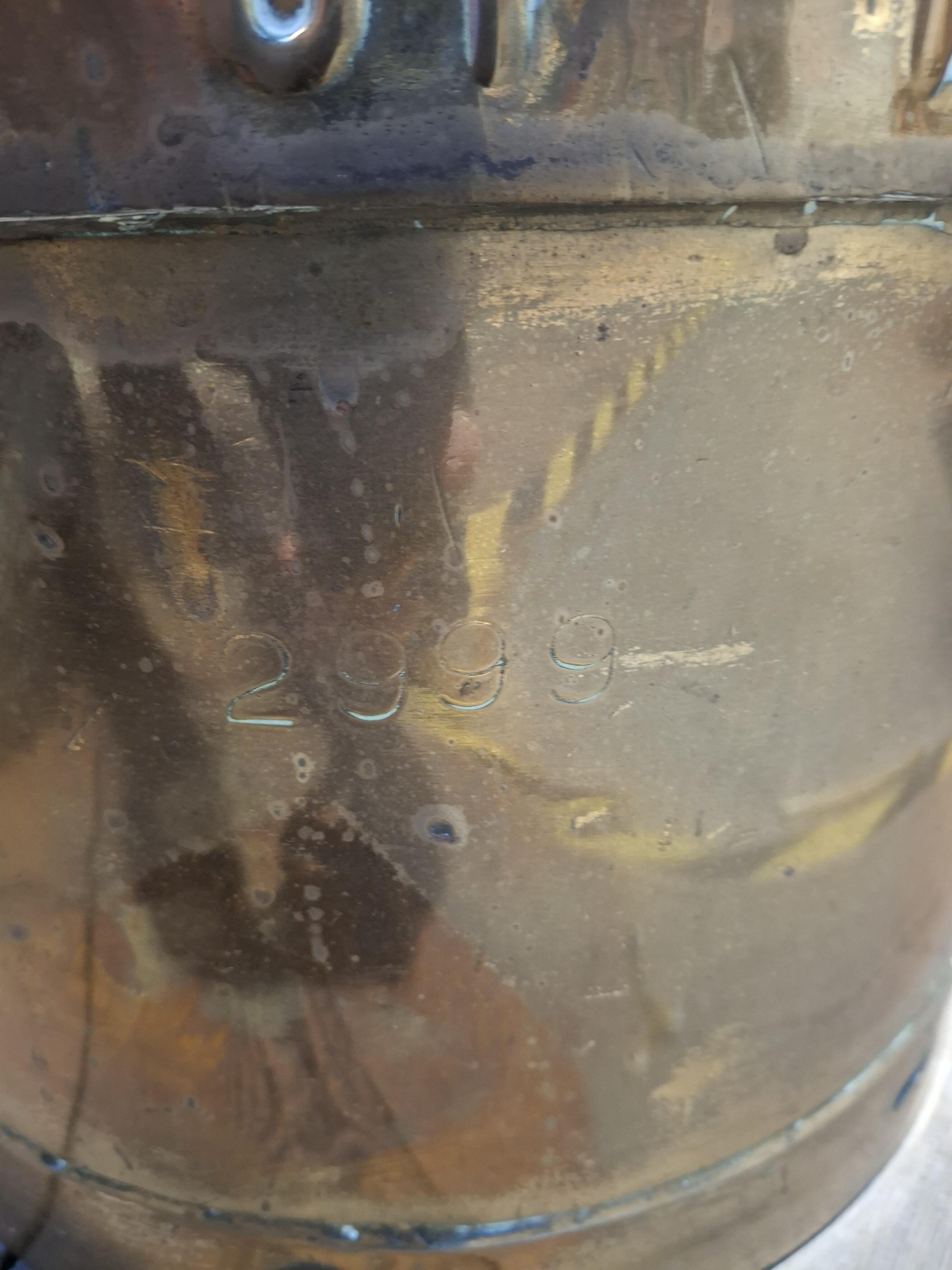 Vintage Brass ‘Isle of Wight’ Milk Churn
