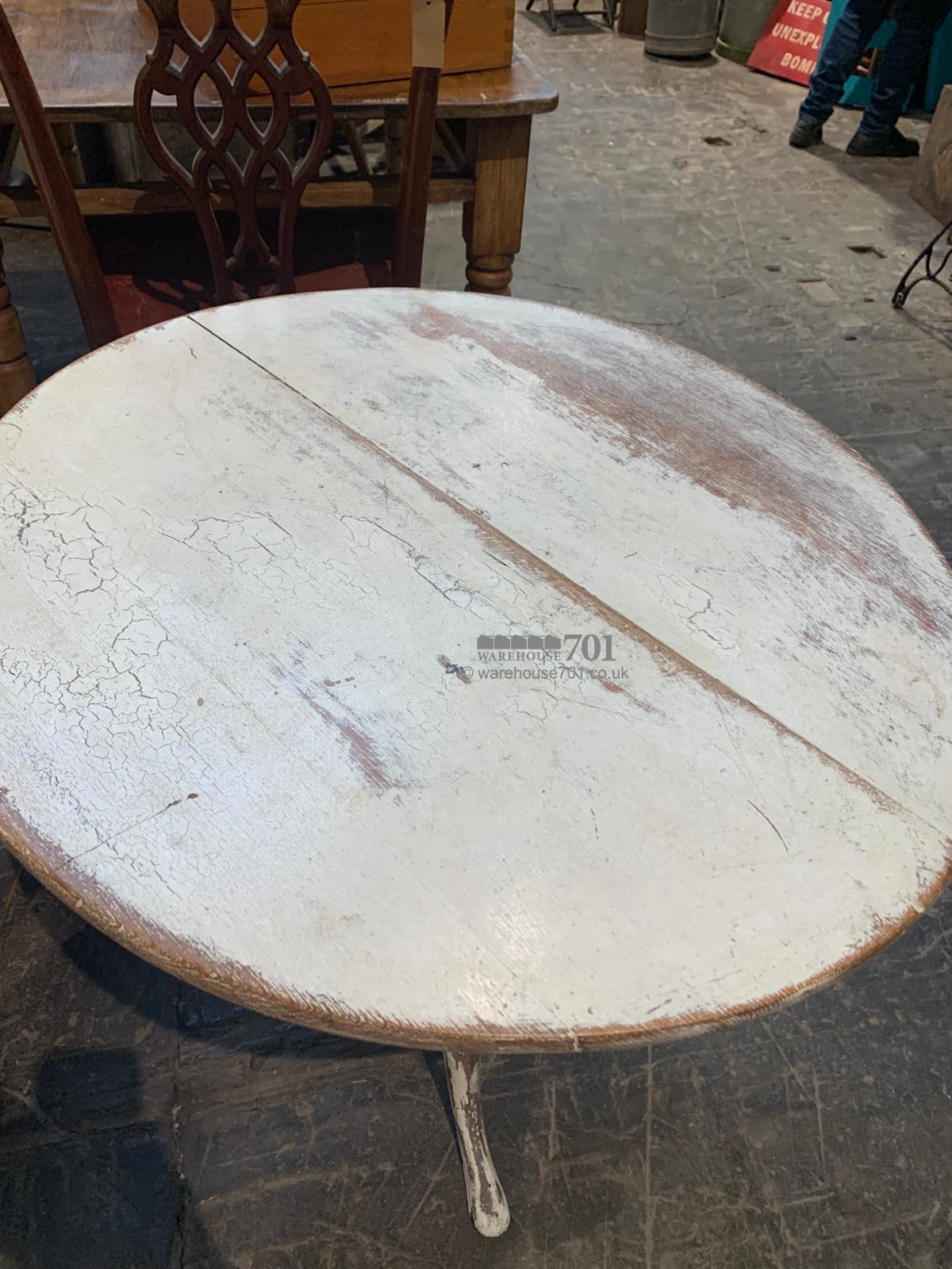 Shabby Chic Armchair and Circular Table
