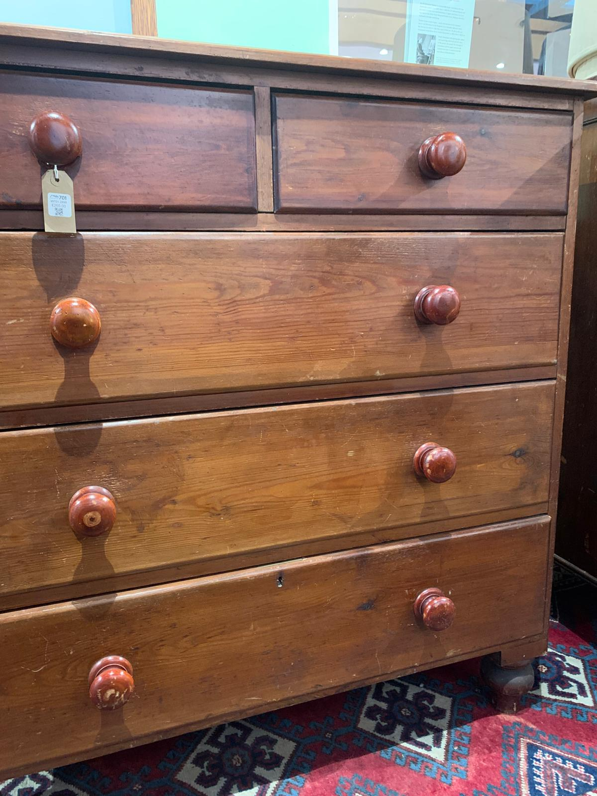 Victorian Pine Chest of Drawers