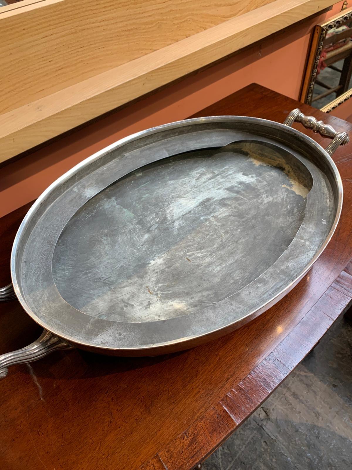 Large meat dome and platter