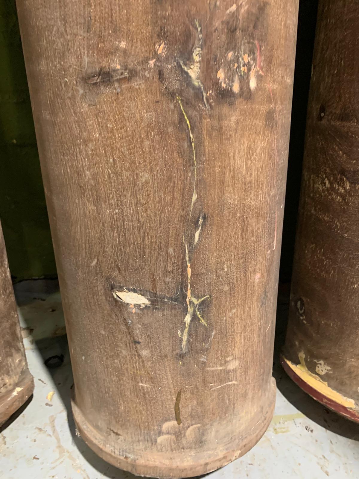 1.46m wooden columns from Weymouth sea-front hotel