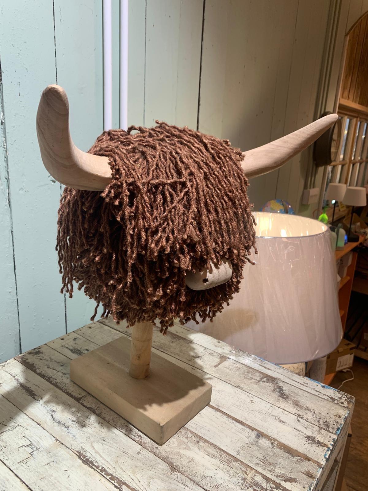 Elspeth Medium Jute Cow - Brown