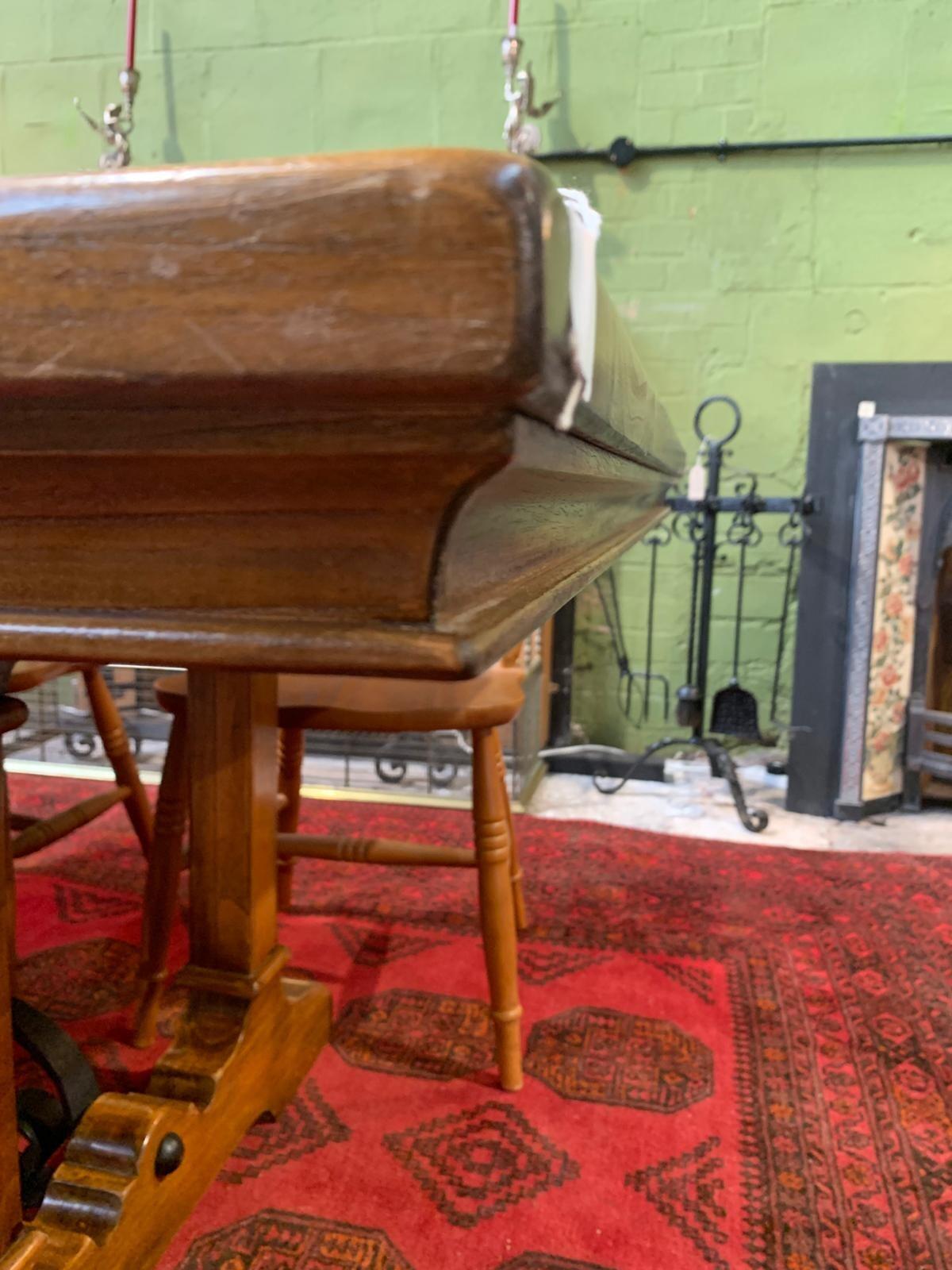 Vintage Spanish style chestnut ref table