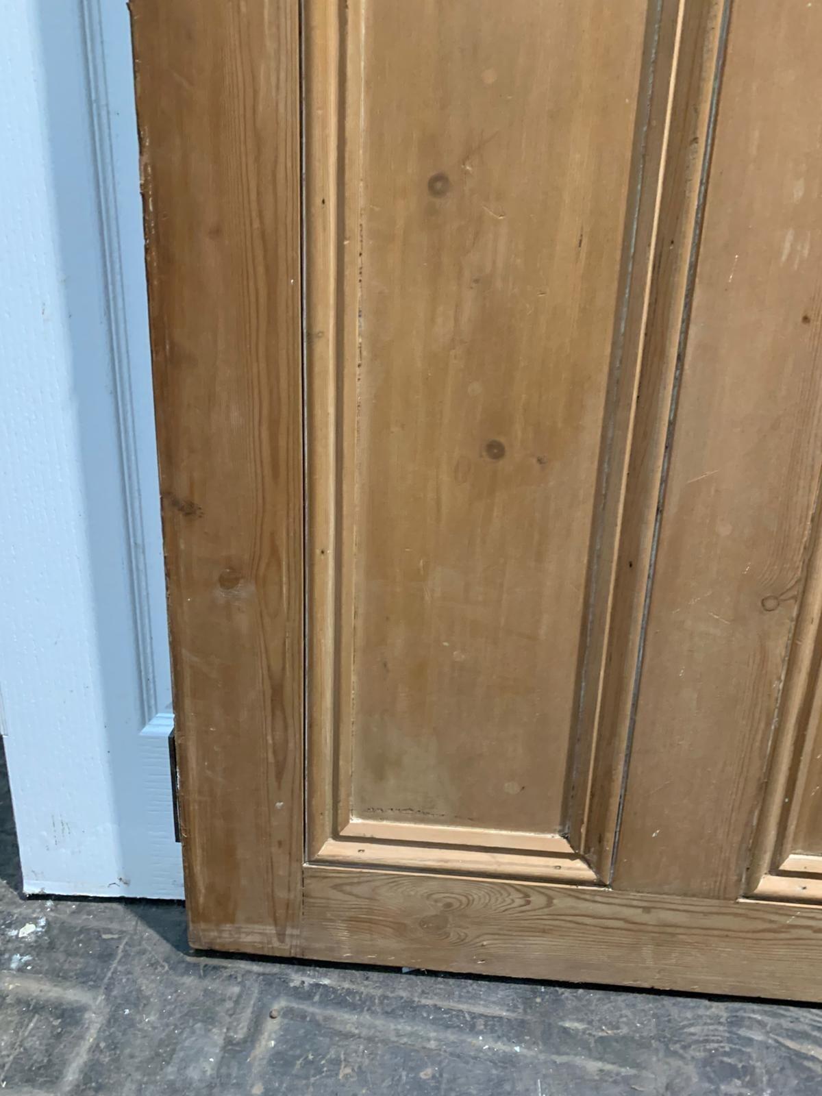 Door pitch pine 4 panel plus fittings 80.0 x 225.0 x 4.0
