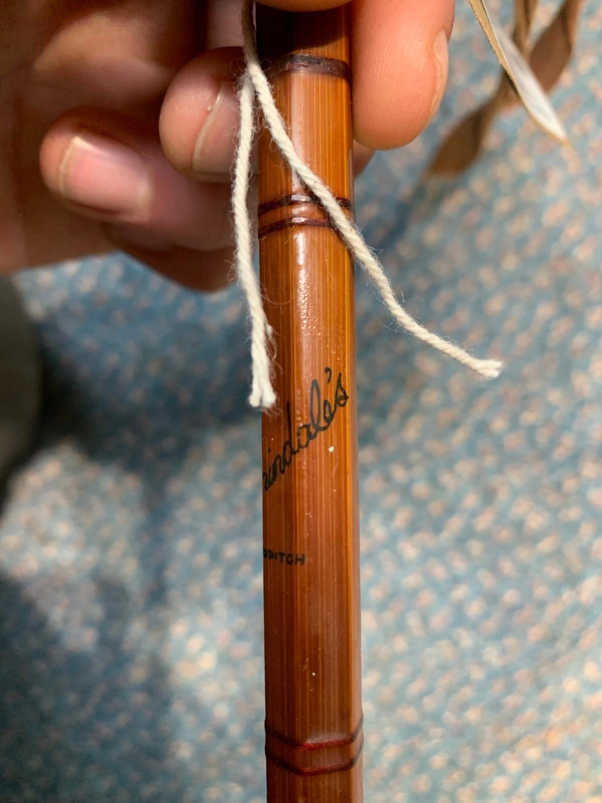 Aspindale's 11ft Split Cane Fishing Rod w/ Bag