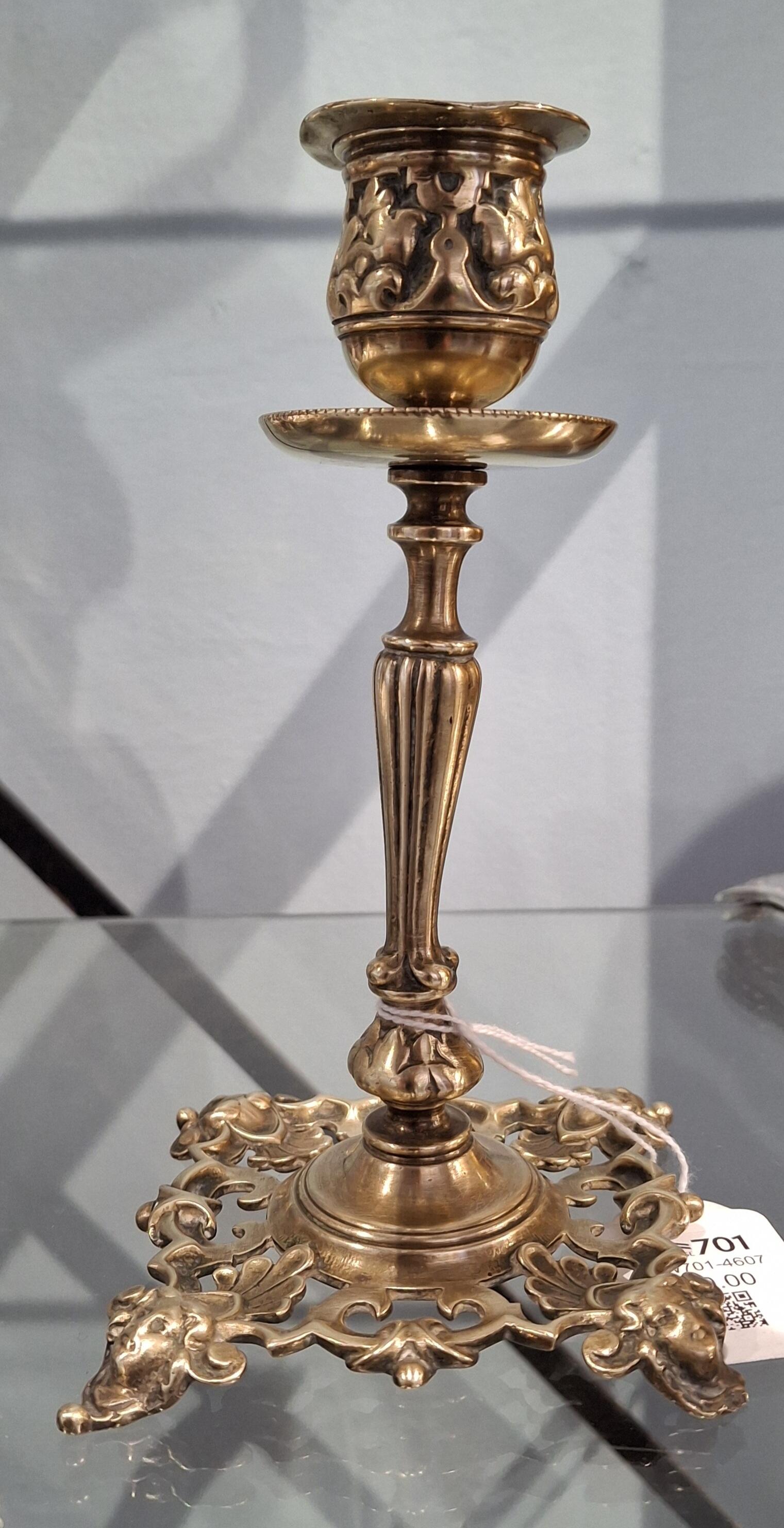 Vintage Brass Candlesticks - Pair CHIL353