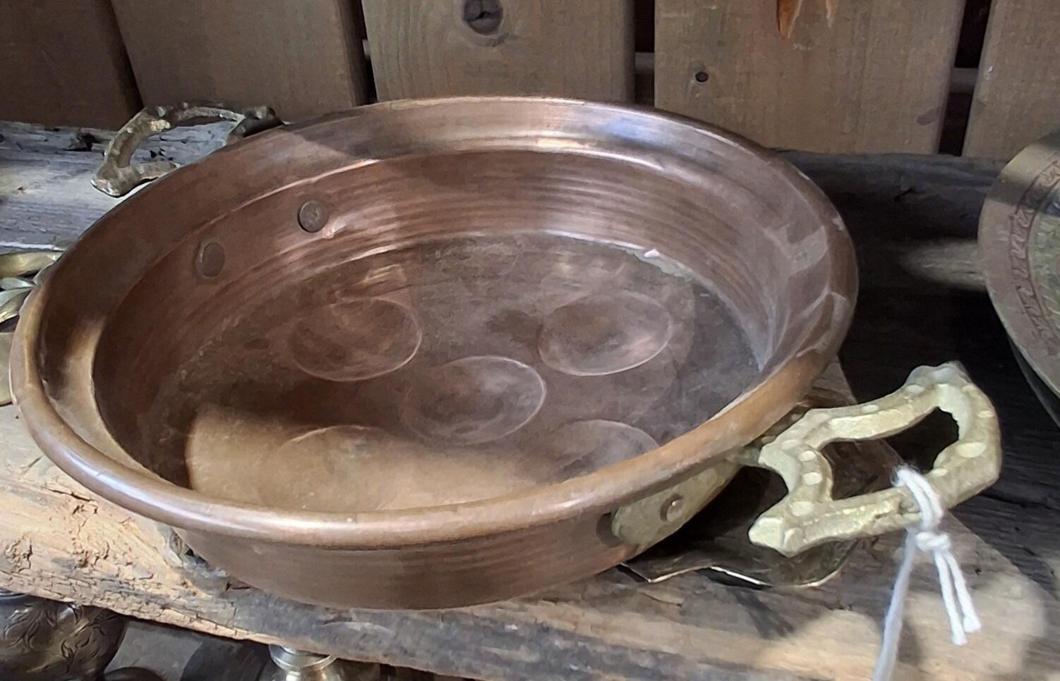 Vintage Copper Snail Dish BAM423