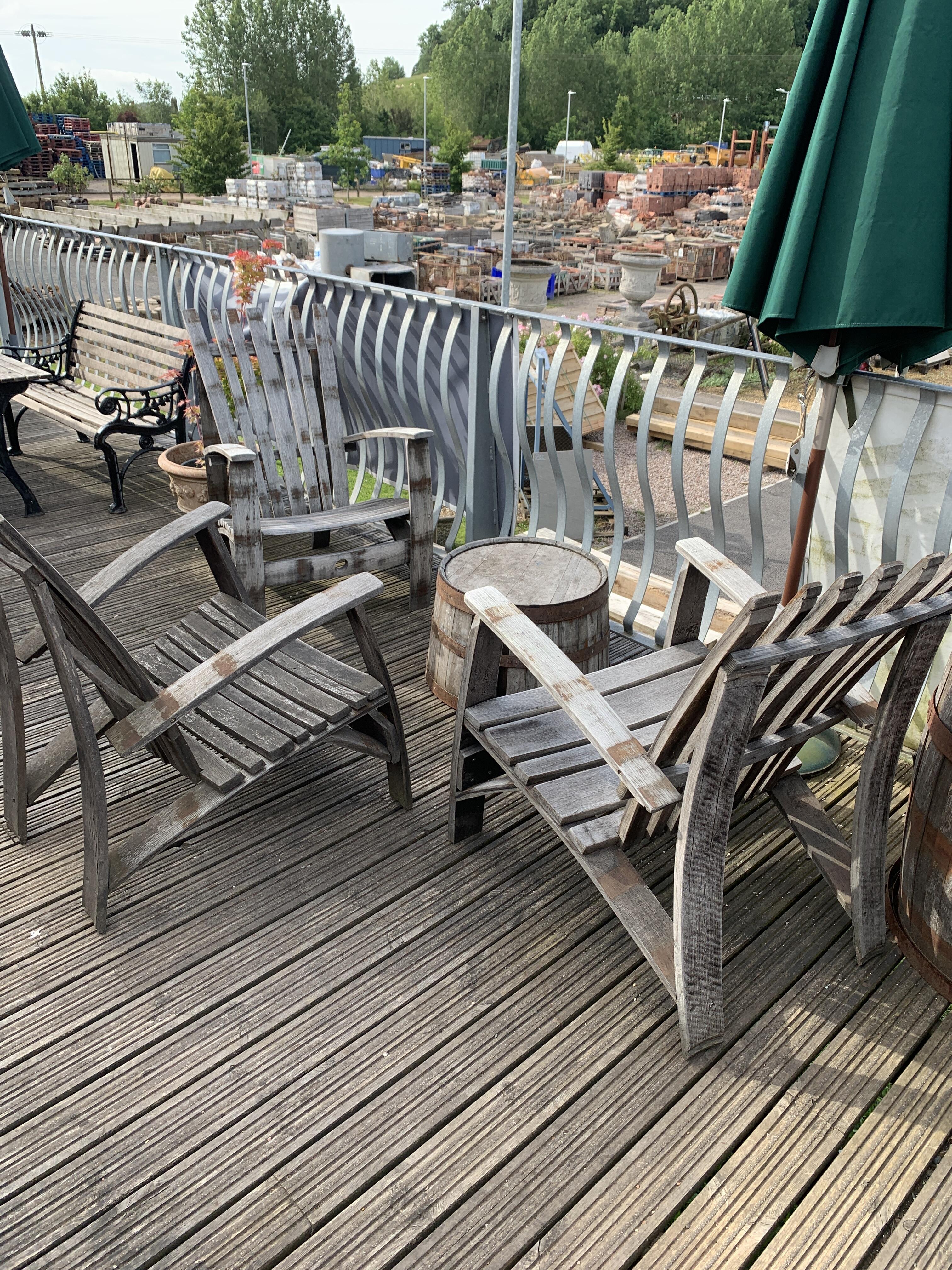 701 Originals Barrel Table & Chair Set - Rustic Charm