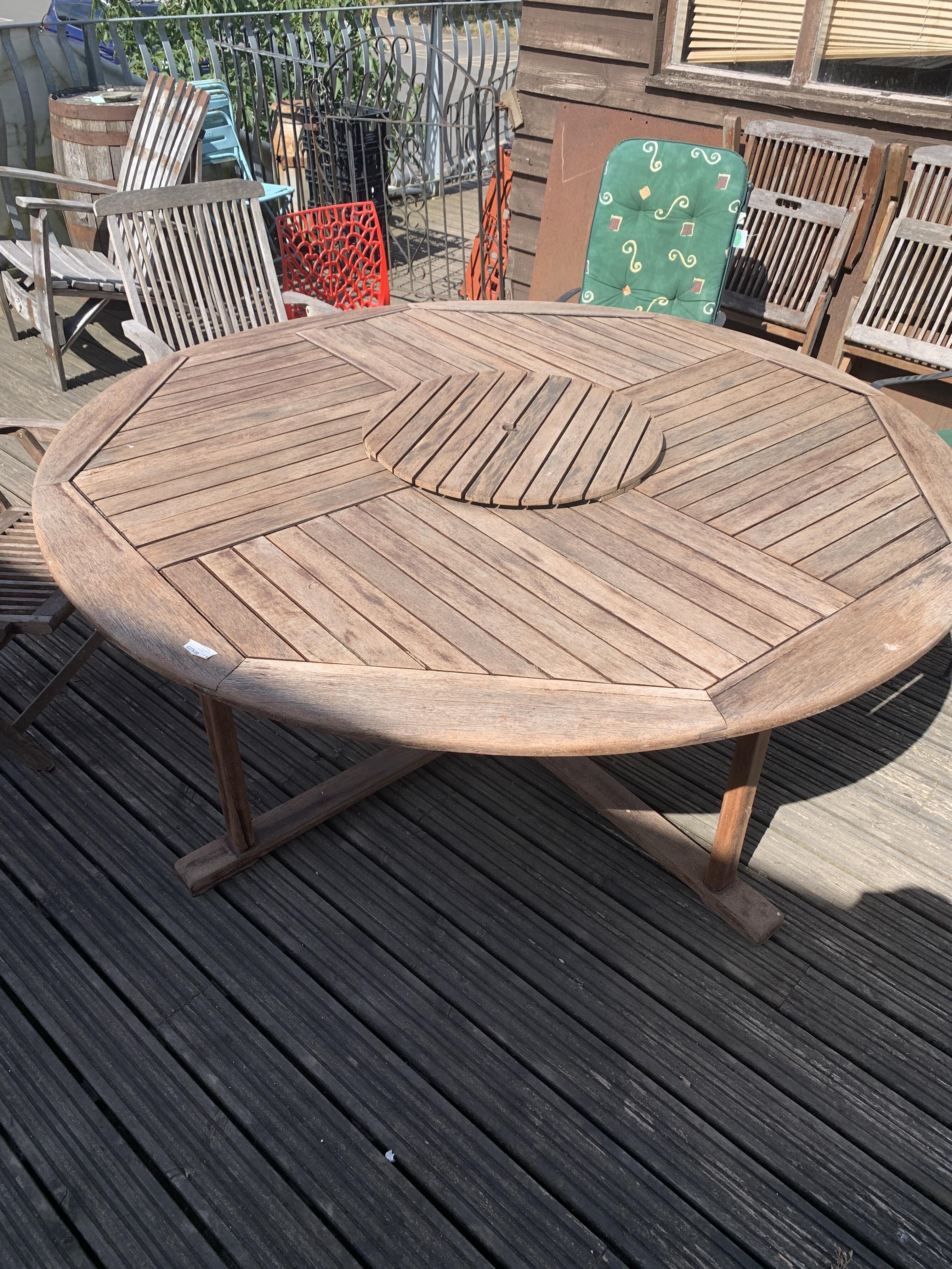 Teak Garden Table & Chairs Set
