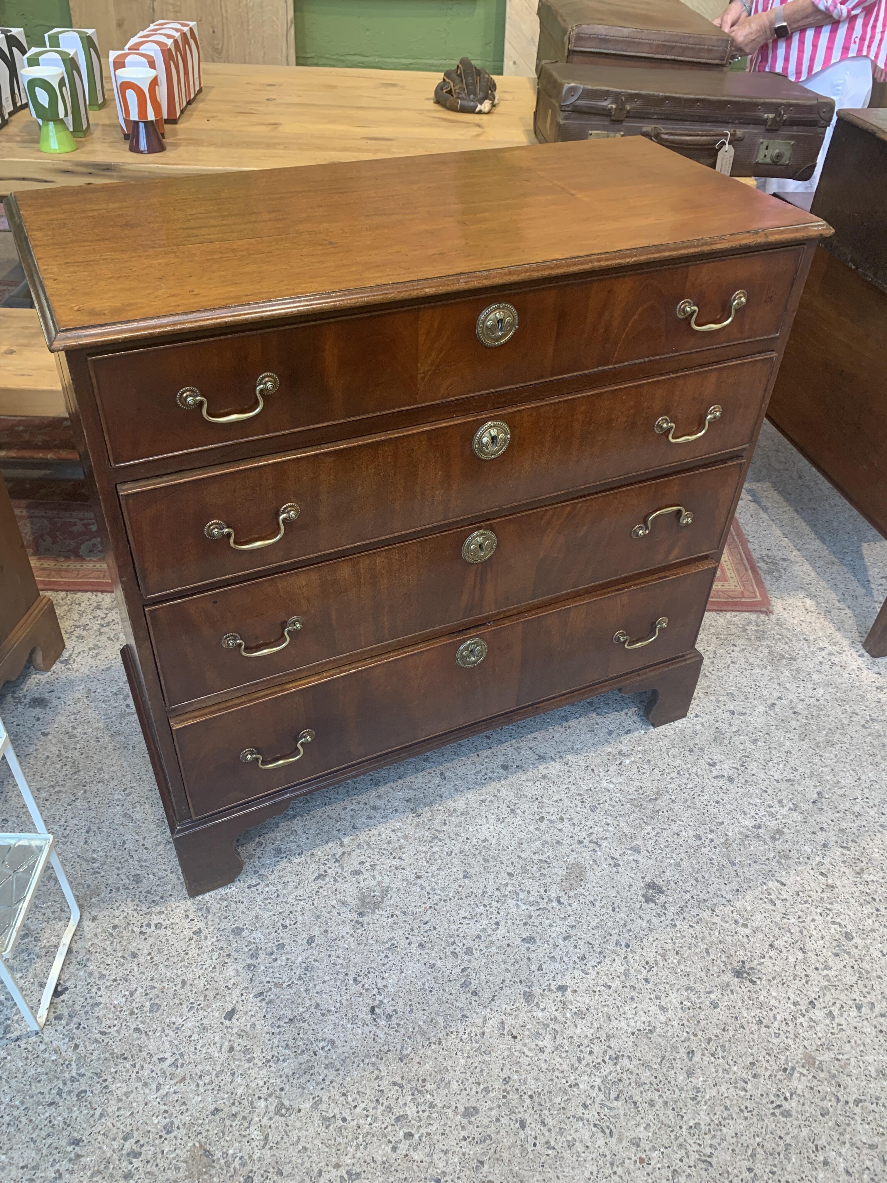 Antique George III Chest of Drawers, Four Long Drawers