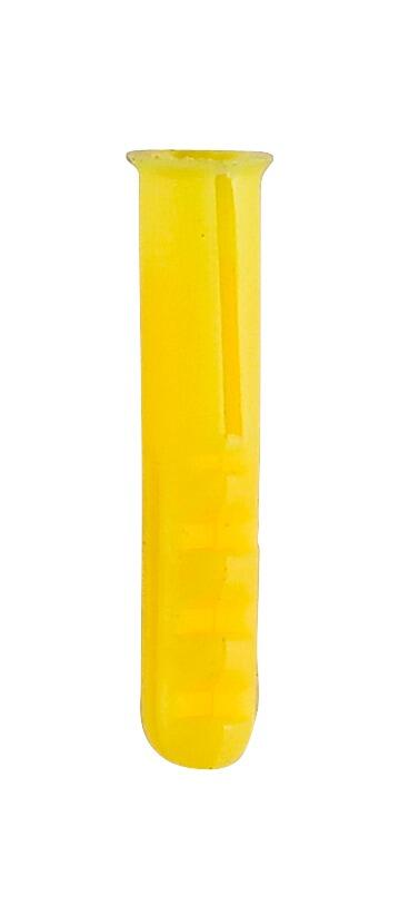 Plastic Plugs - Yellow - 25mm