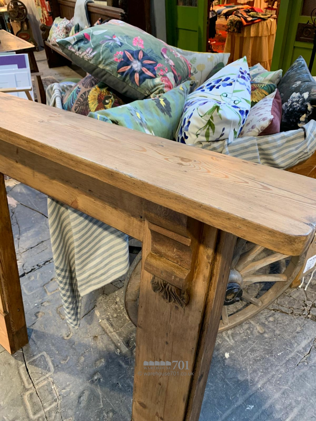 Vintage oak fire surround