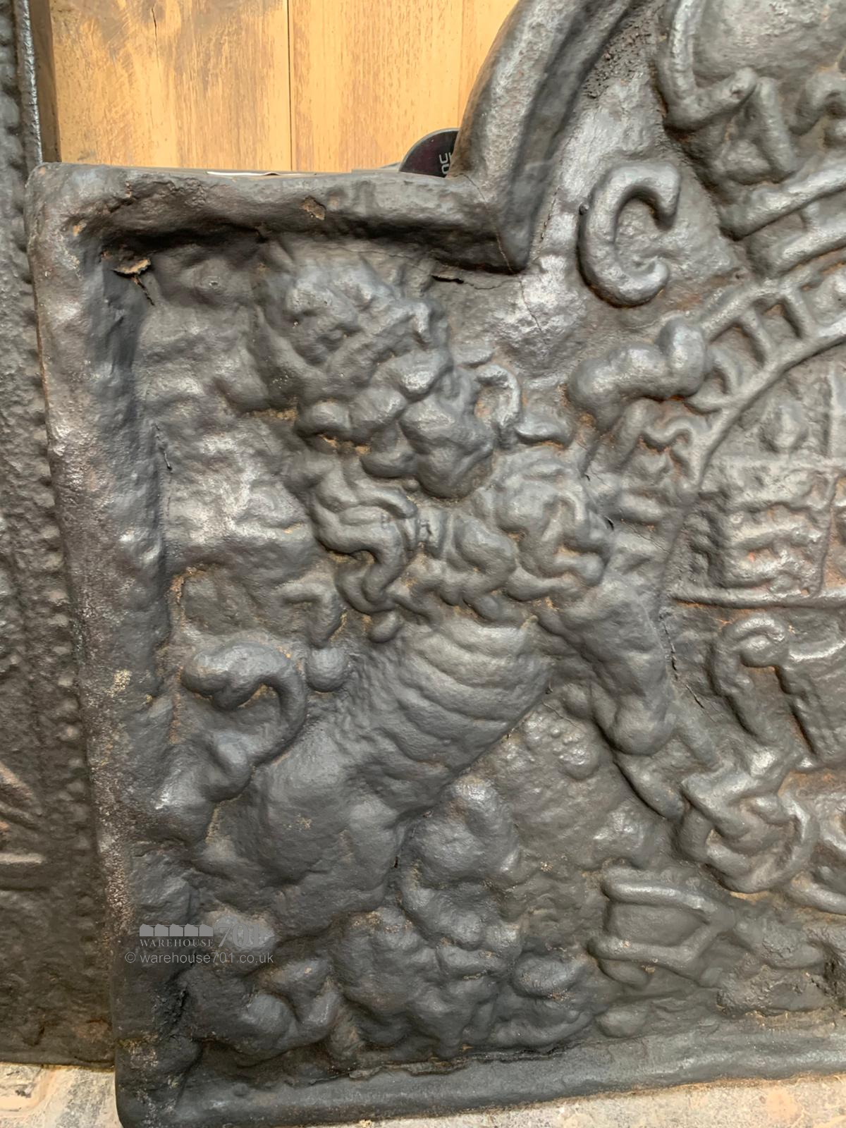 Metal fire back