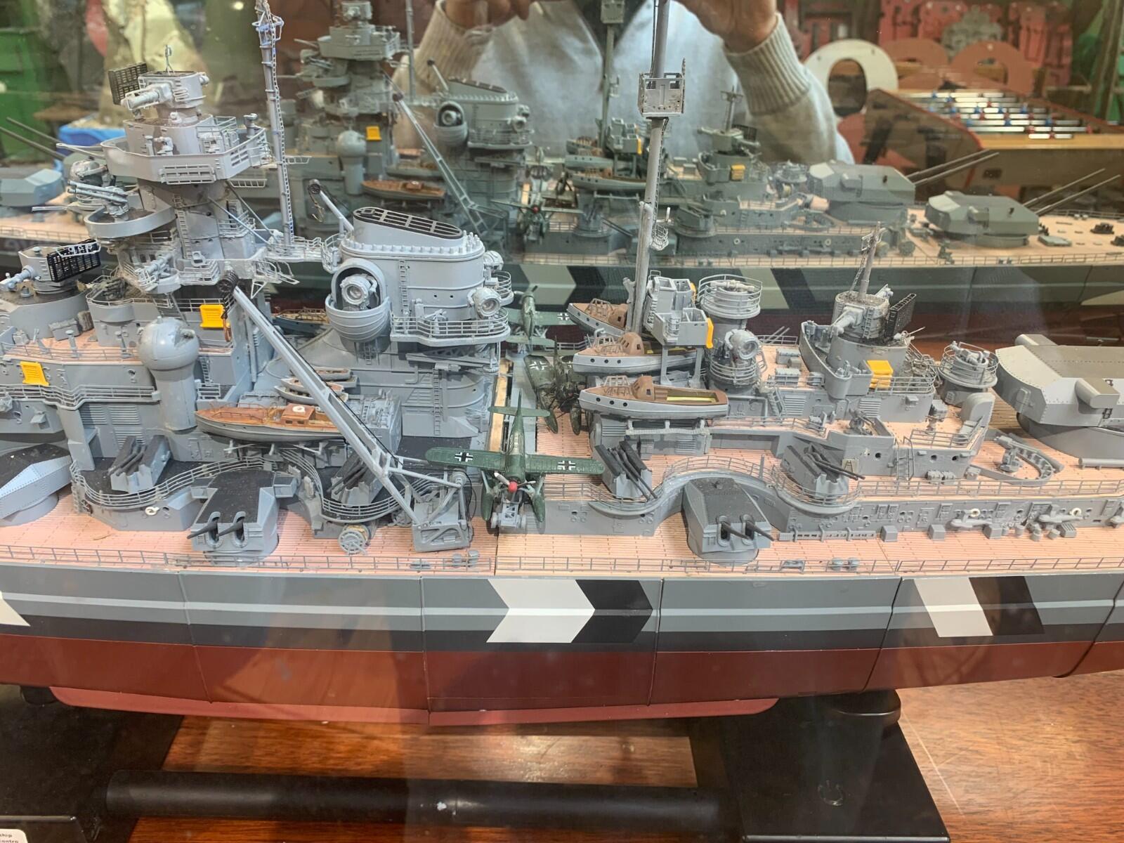 1/200 Bismarck model battle ship remote control