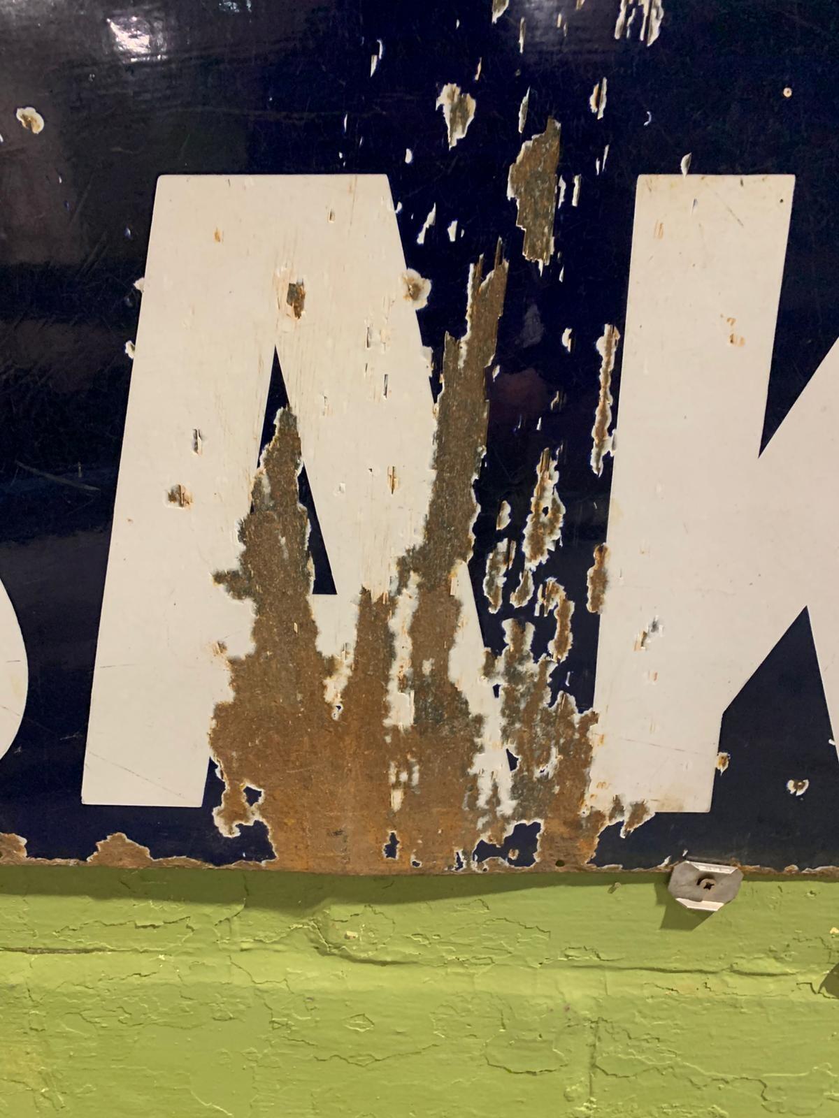 Borwicks Baking metal sign