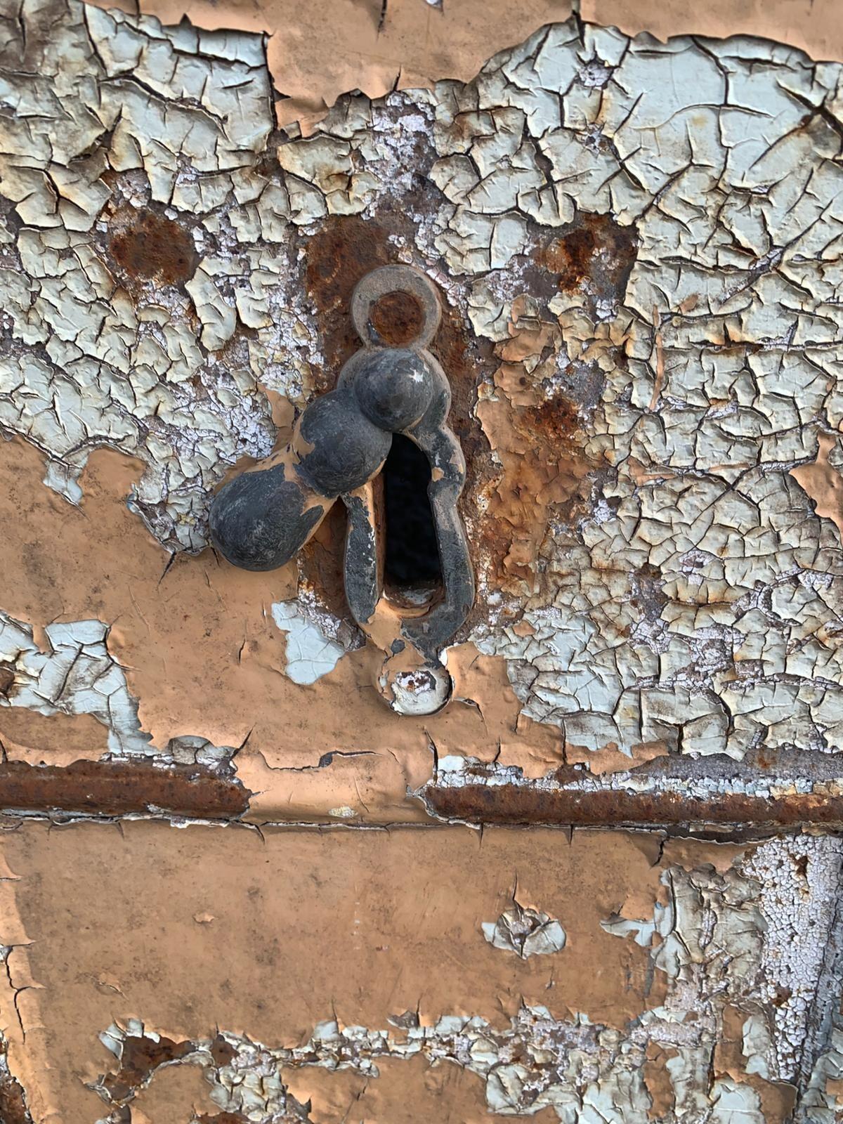 Vintage Prison Cell Door