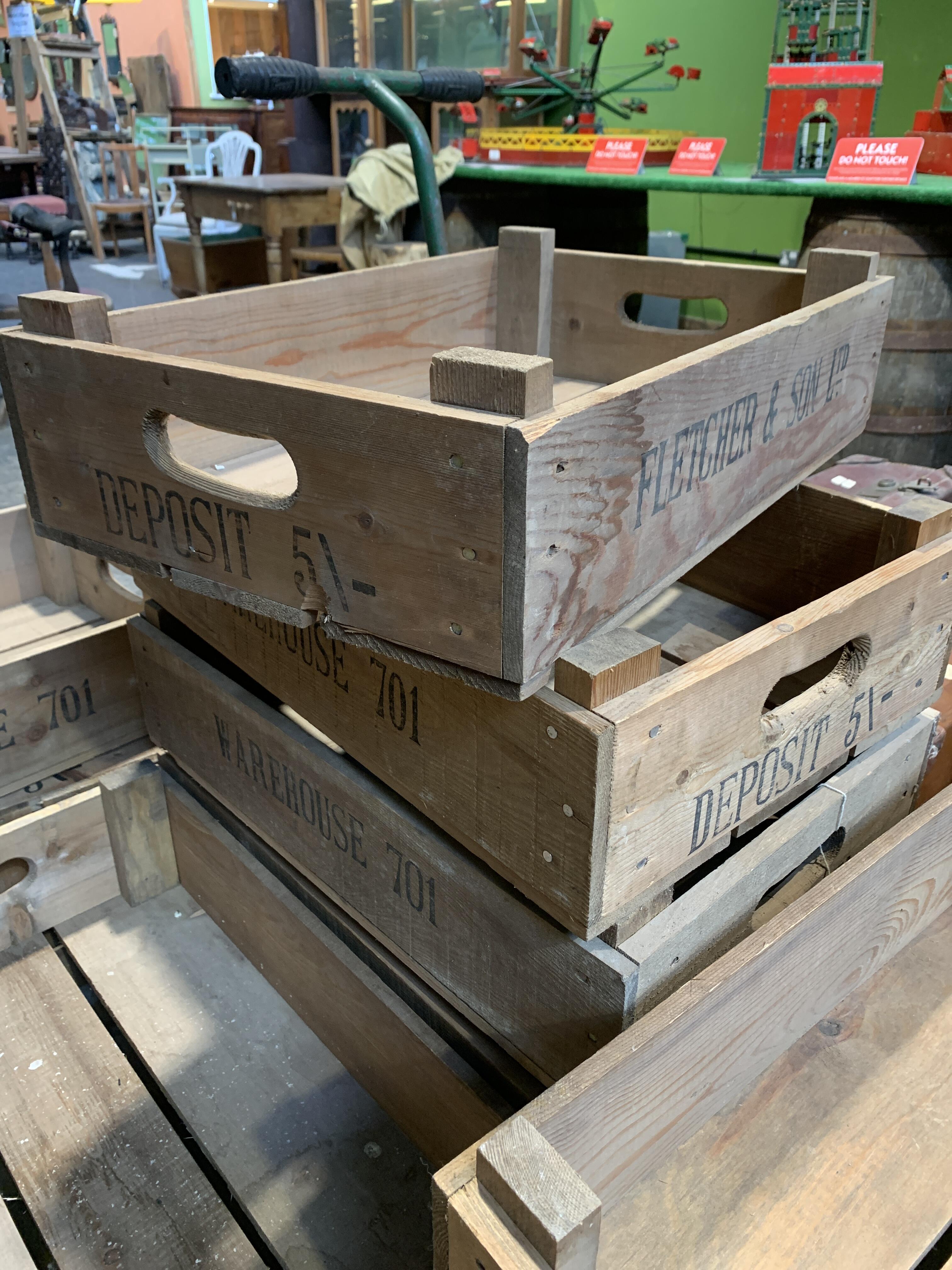 Reclaimed WH701 Wooden Crate - Single Unit