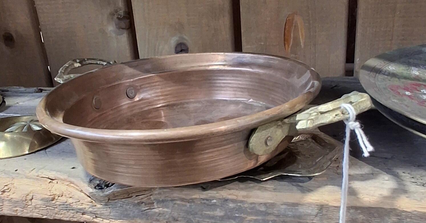 Vintage Copper Snail Dish BAM423