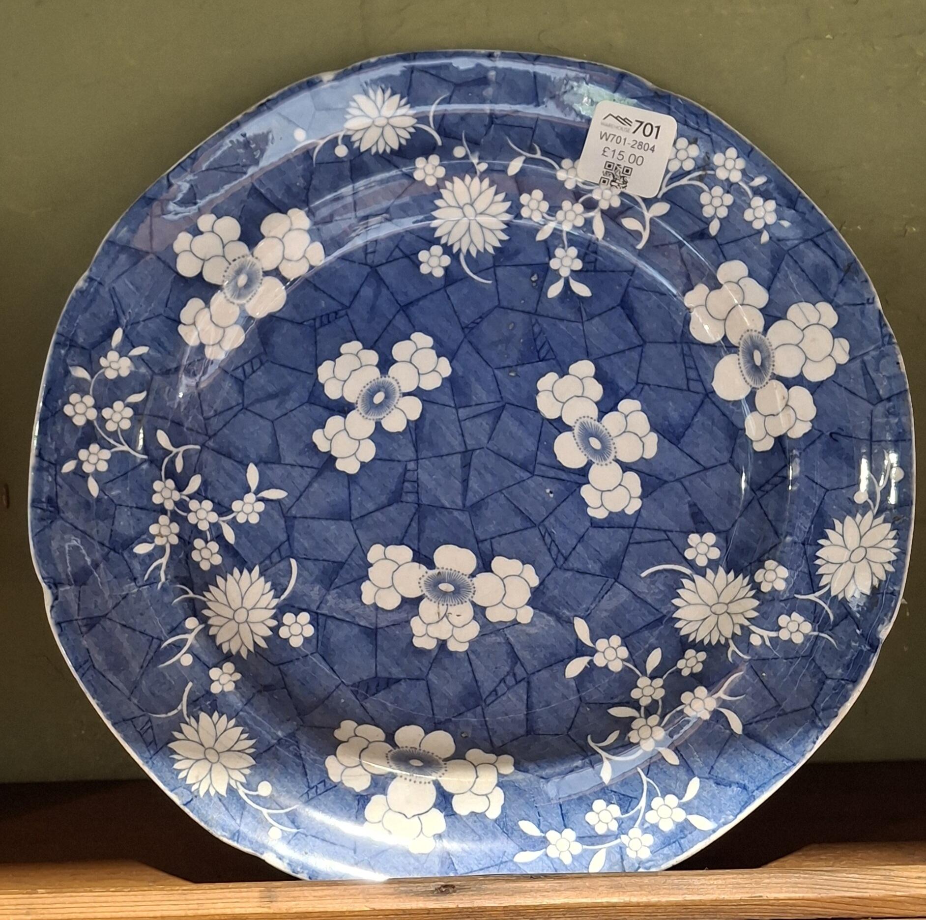 19th Century Blue & White Plates - Individual Sale