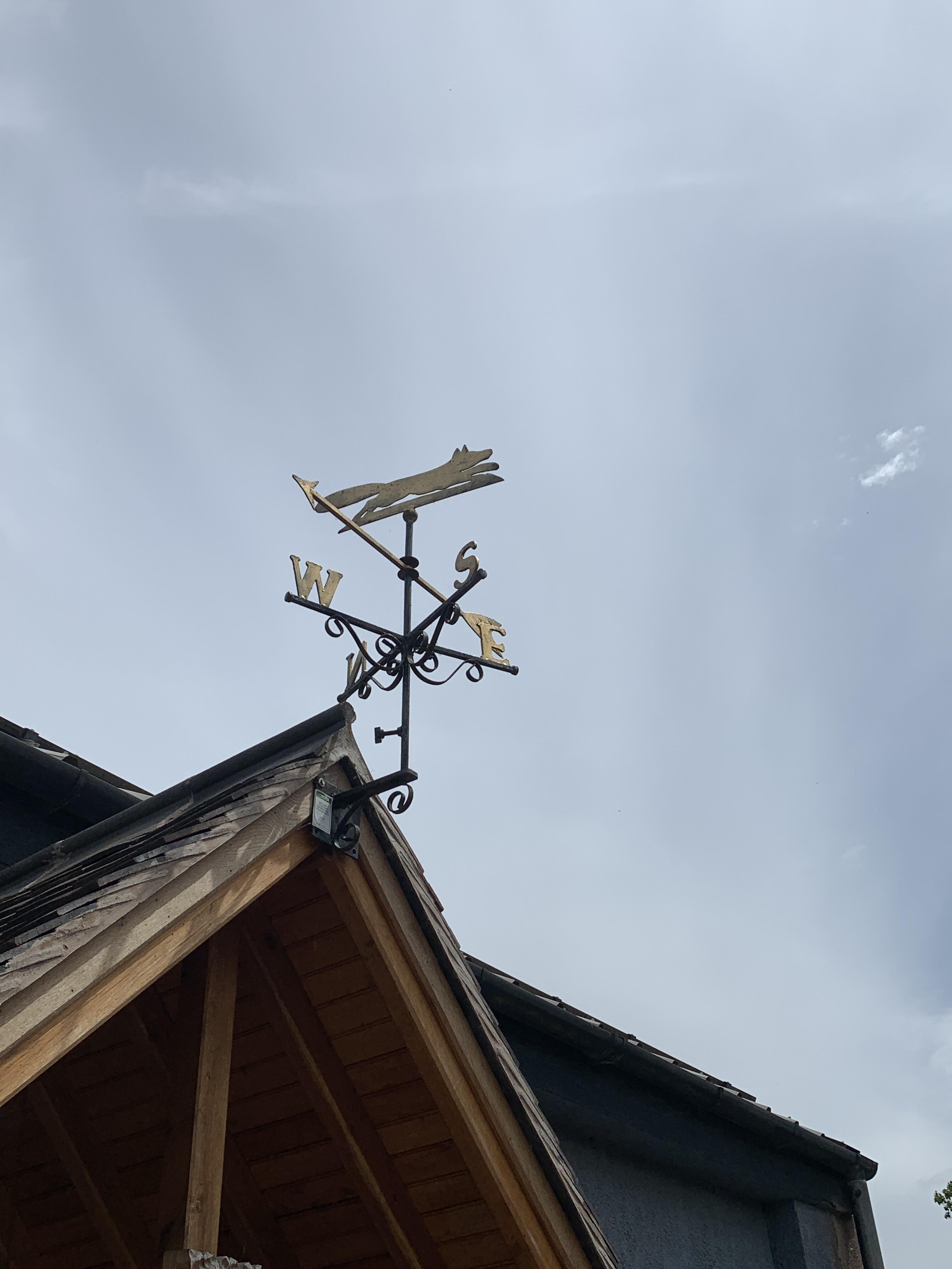 Charming Reclaimed Fox Weather Vane