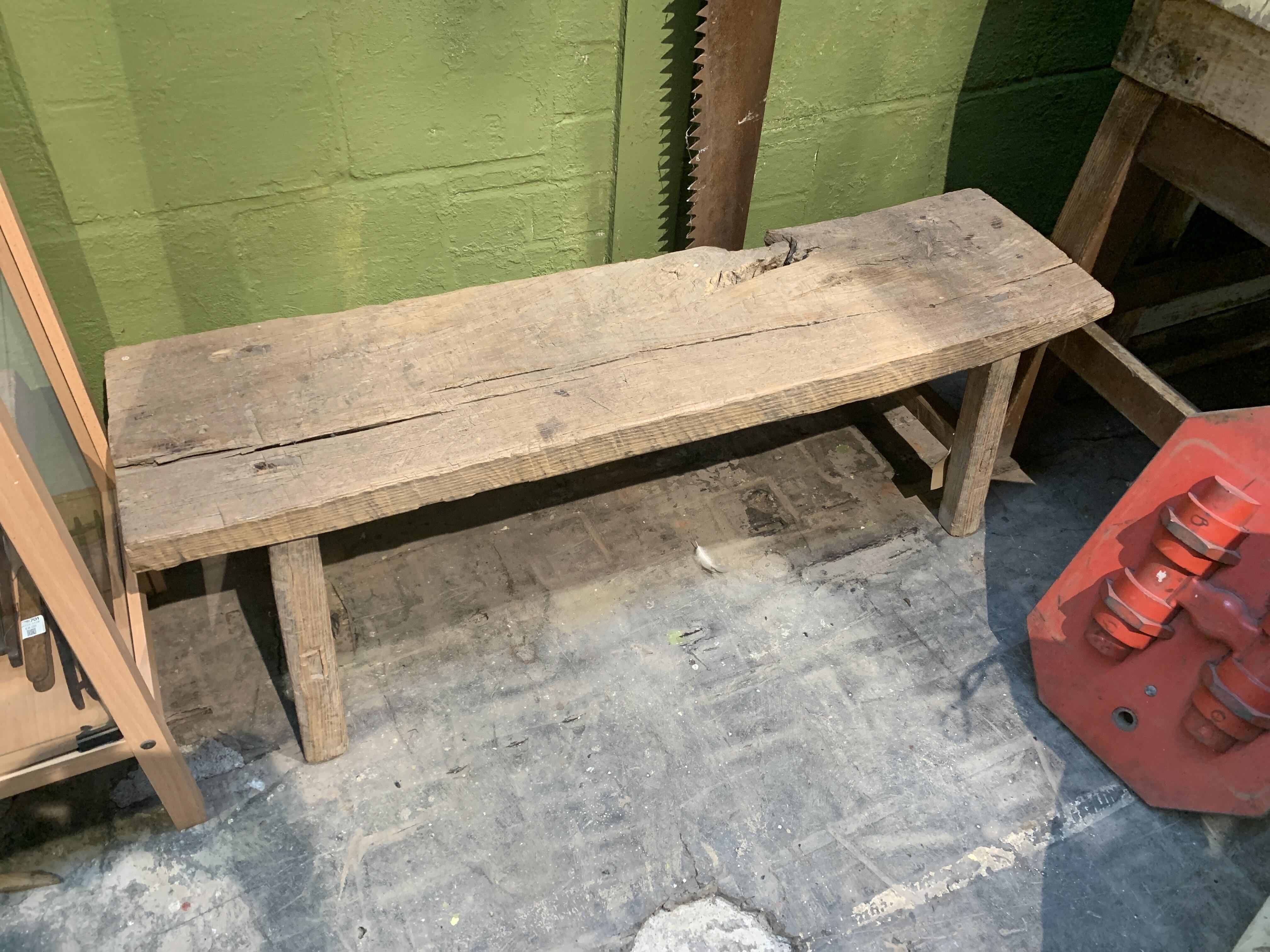 Rustic Elm Bench by 701 Original