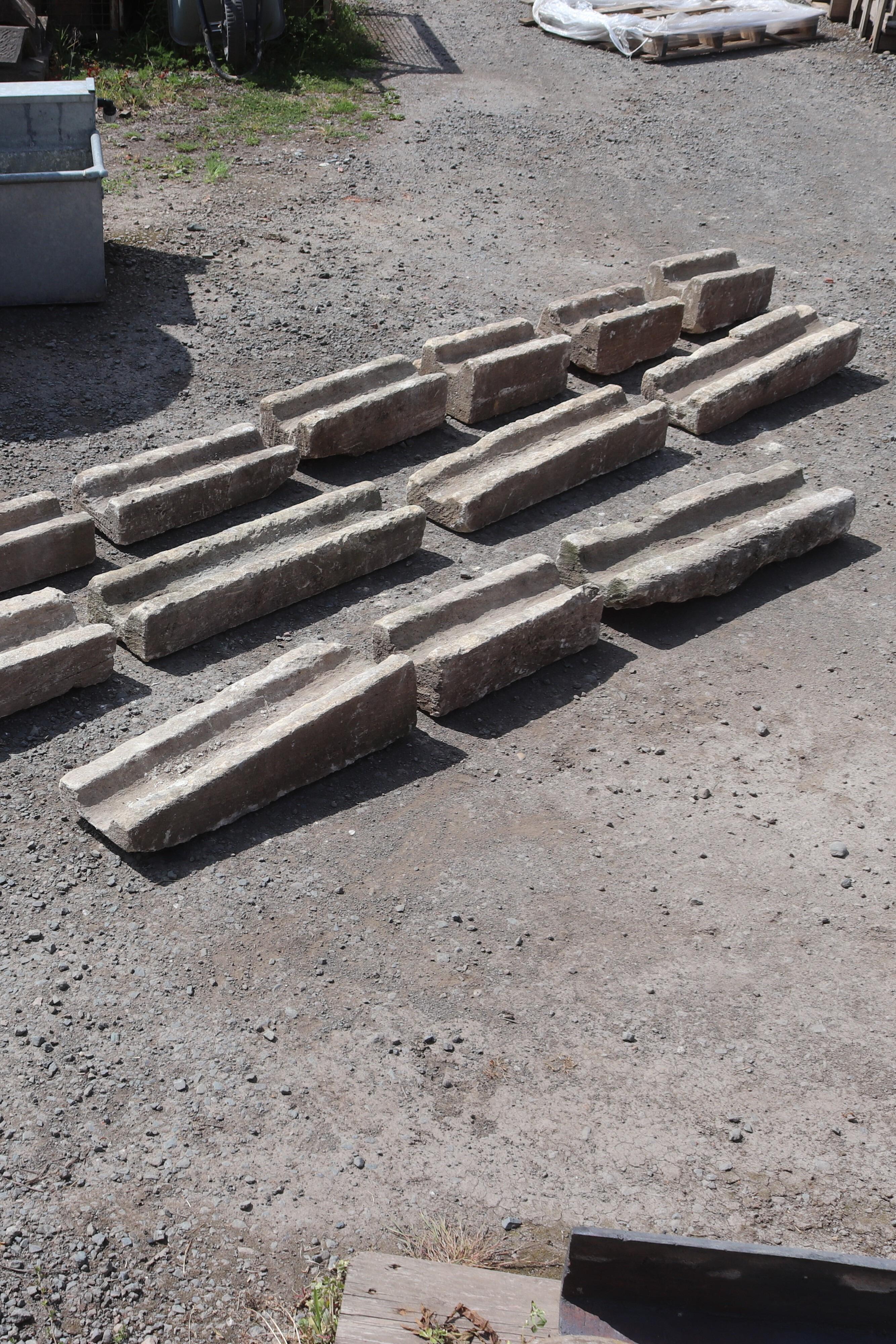 Limestone drainage channel