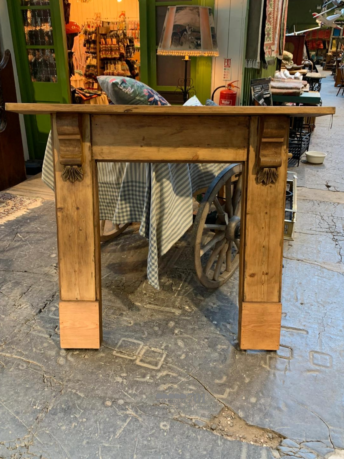Vintage oak fire surround