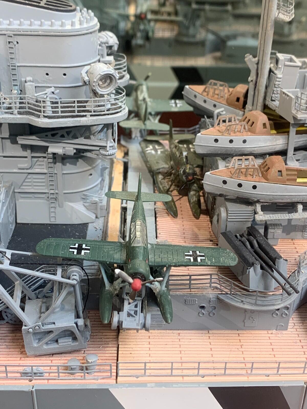 1/200 Bismarck model battle ship remote control