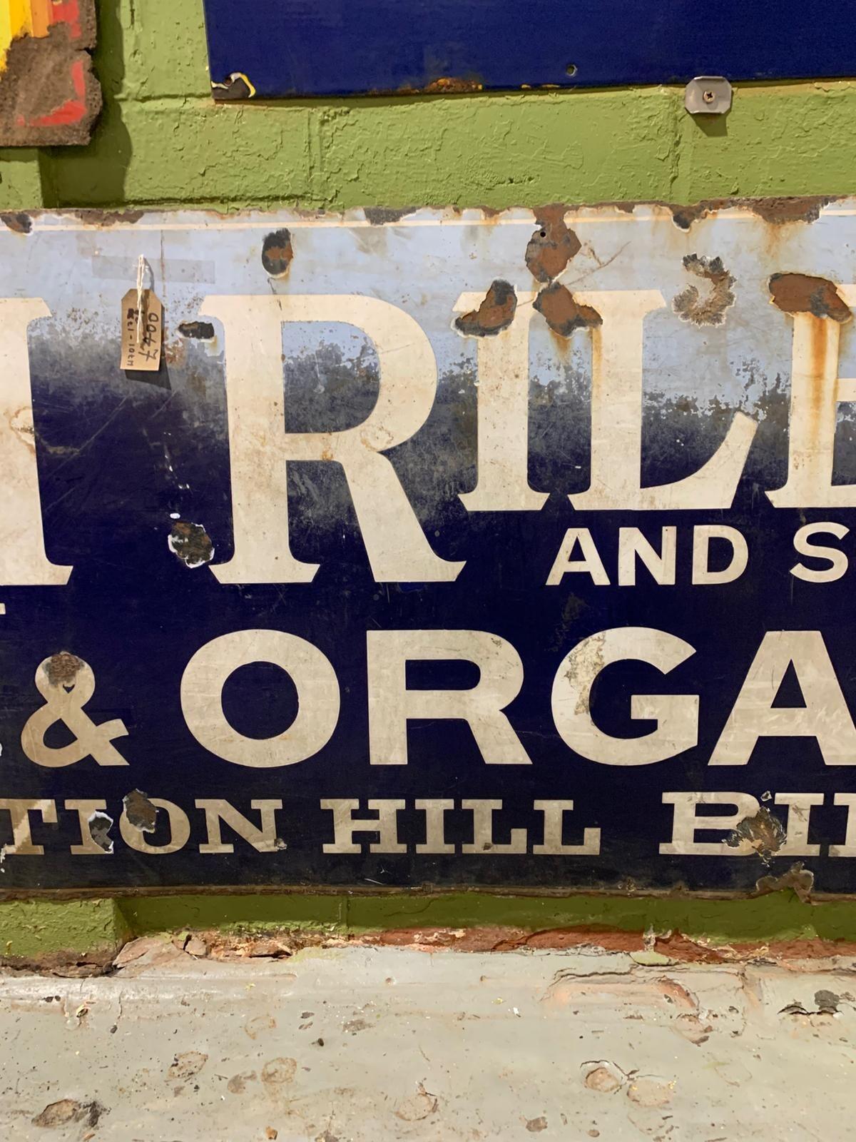Metal Joeseph Riley sign