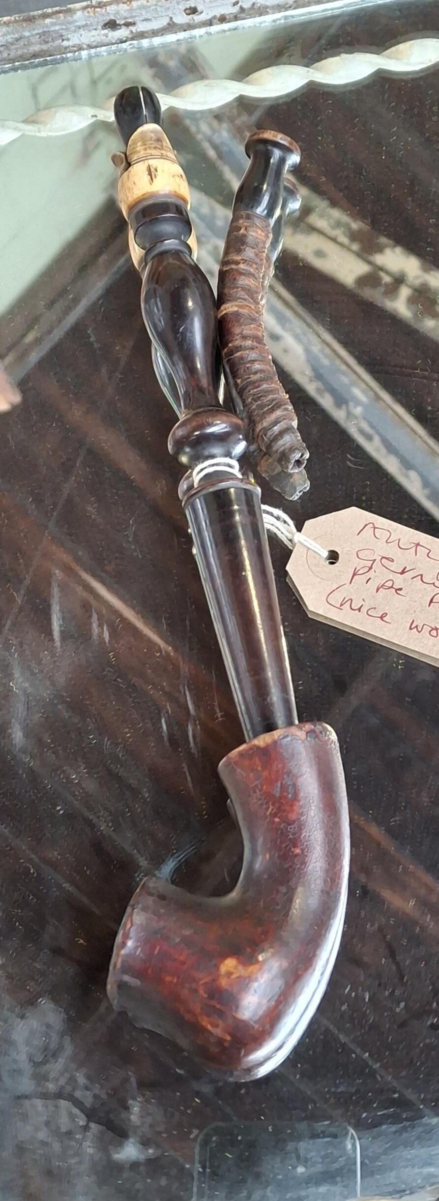 Antique German Wooden Pipe Part PP81235