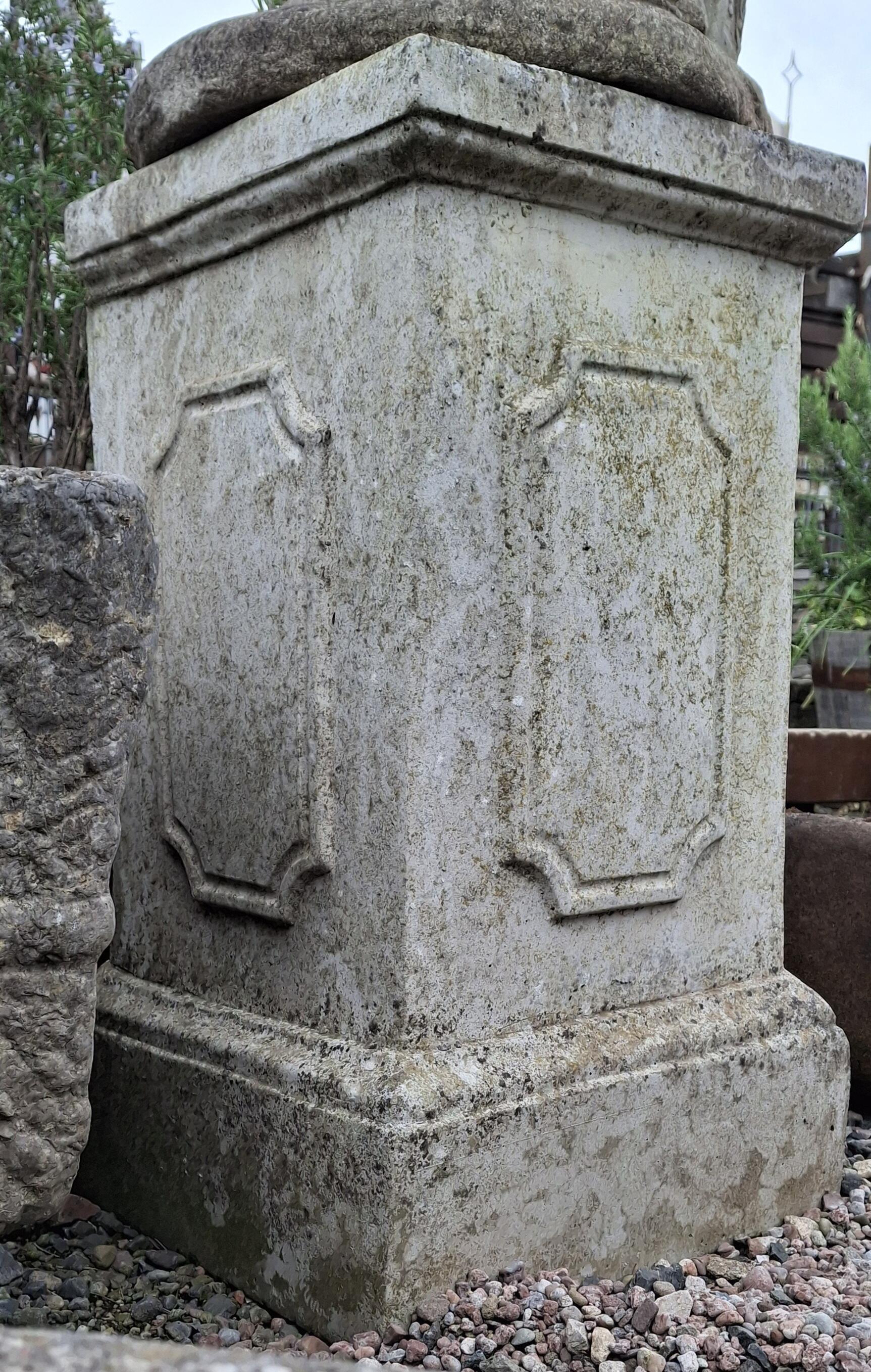 Vintage Cast Rectangular Plinth