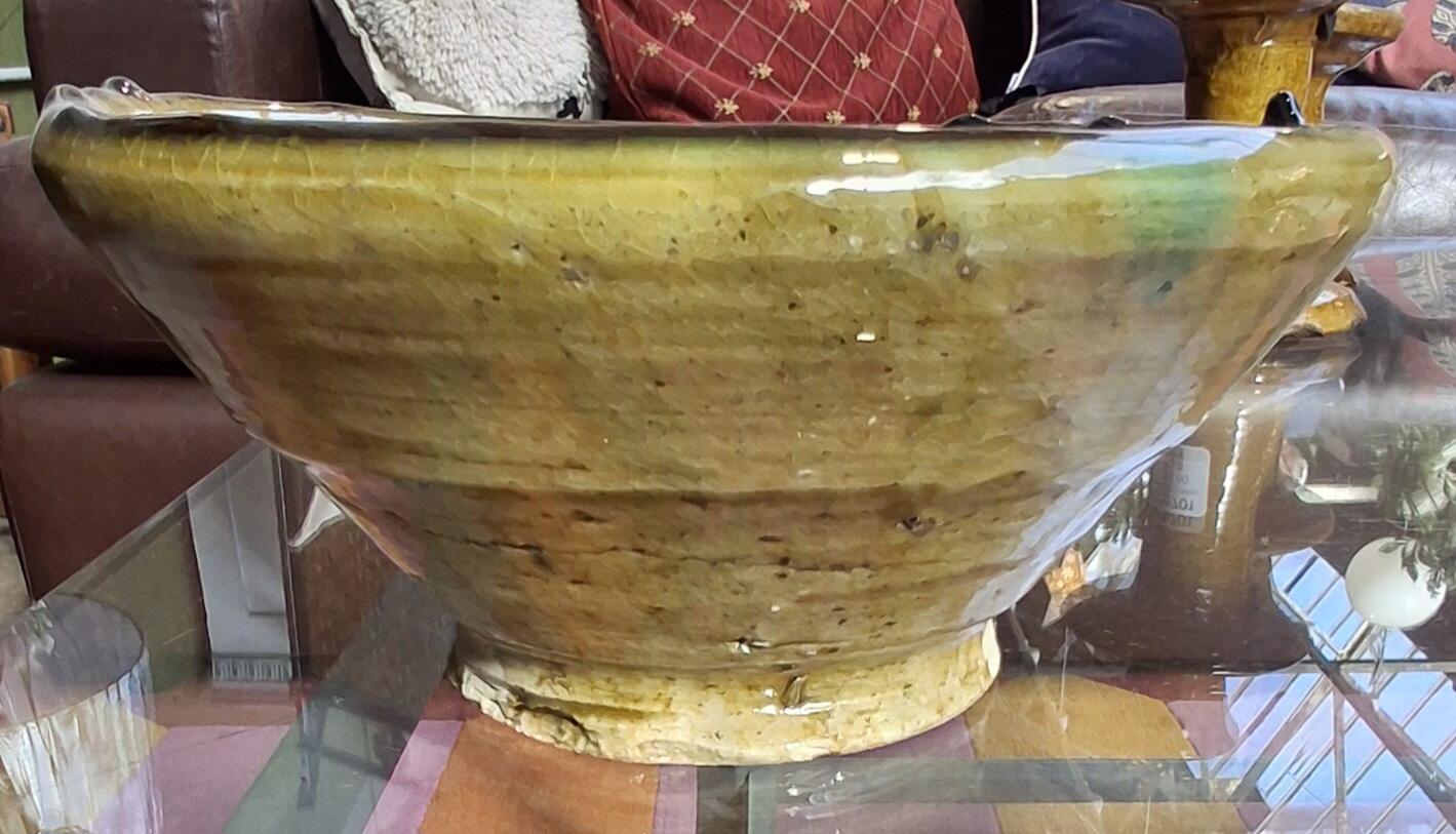 Large Ochre Tamegroute Bowl