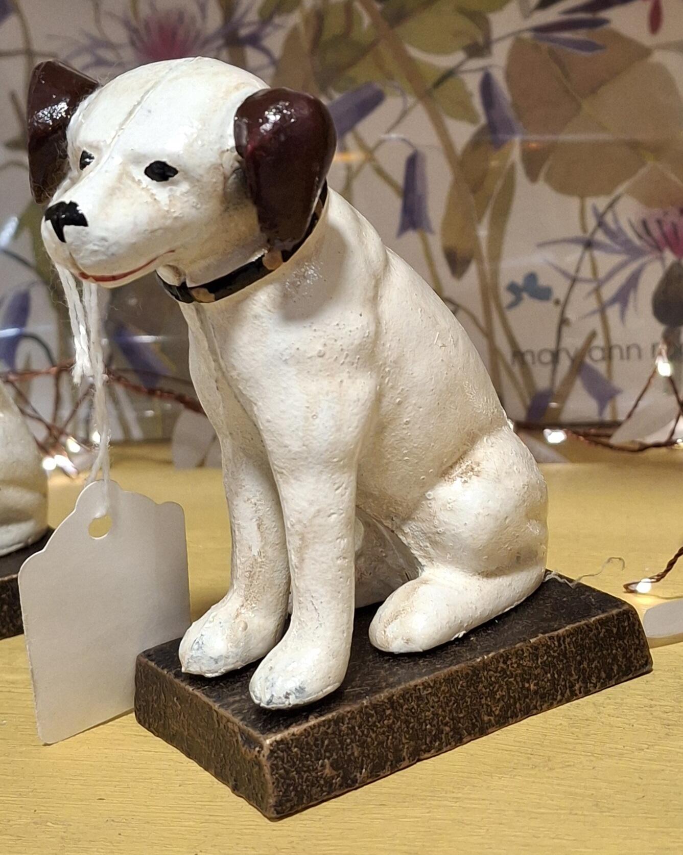 Charming Cast Iron Dog Ornament