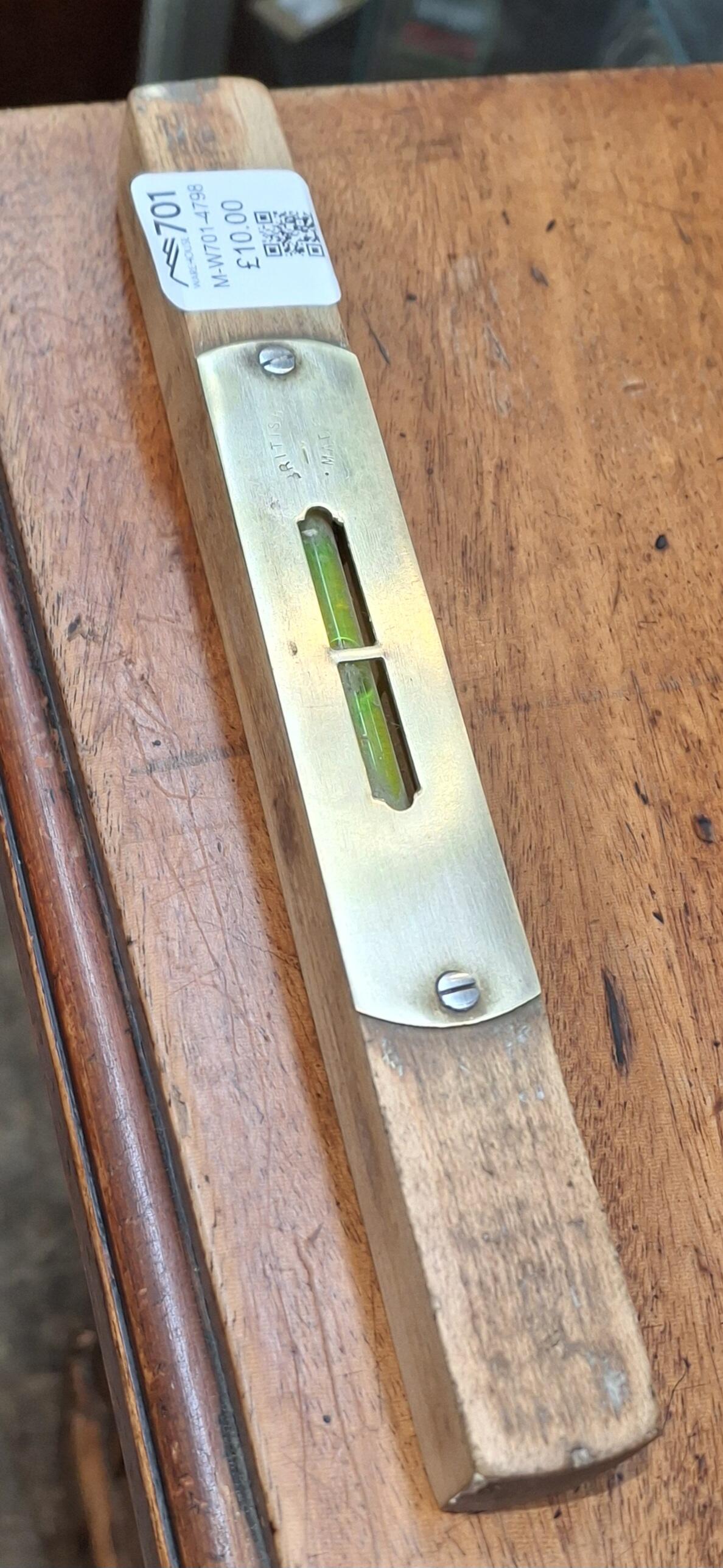 Vintage Small Wooden Spirit Level