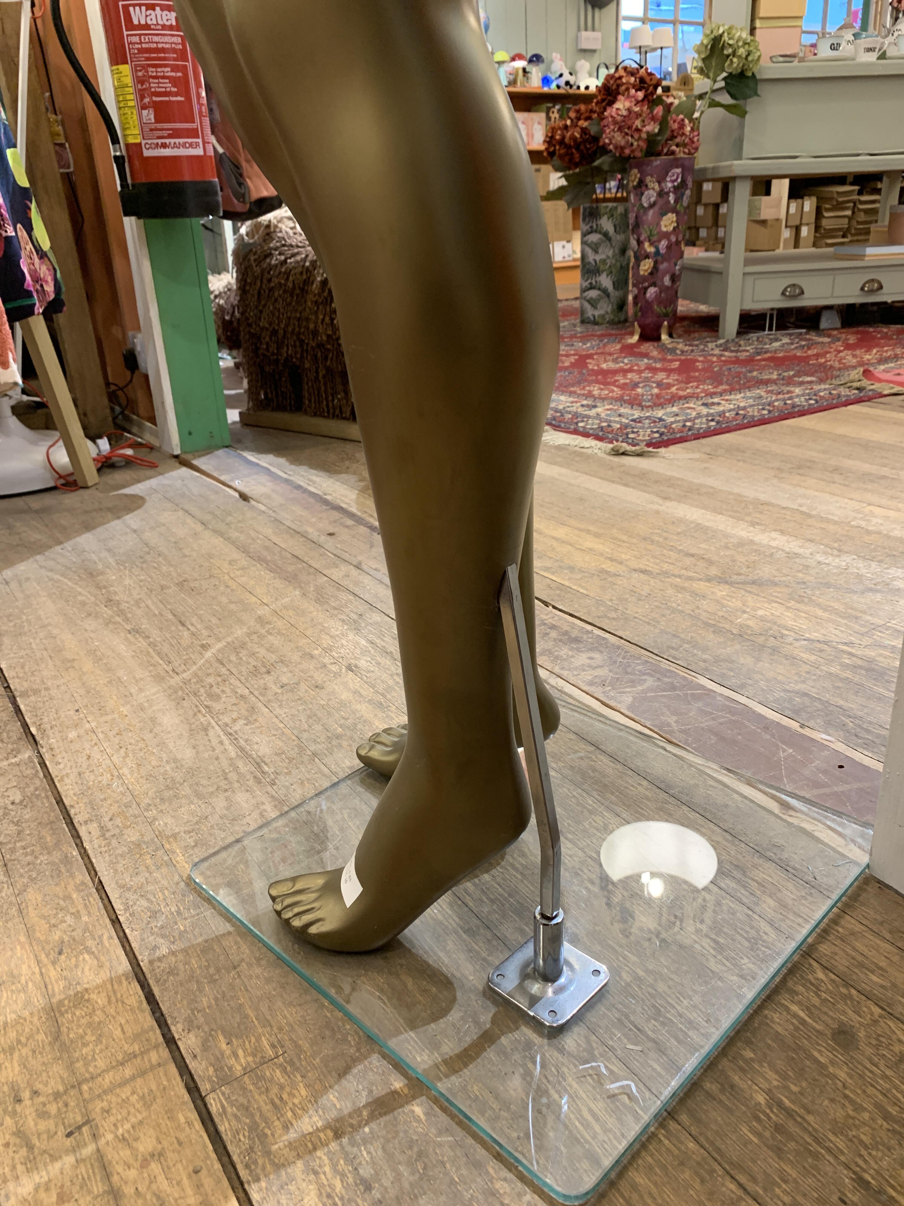 Gold Reclaimed Mannequin - 165cm Tall