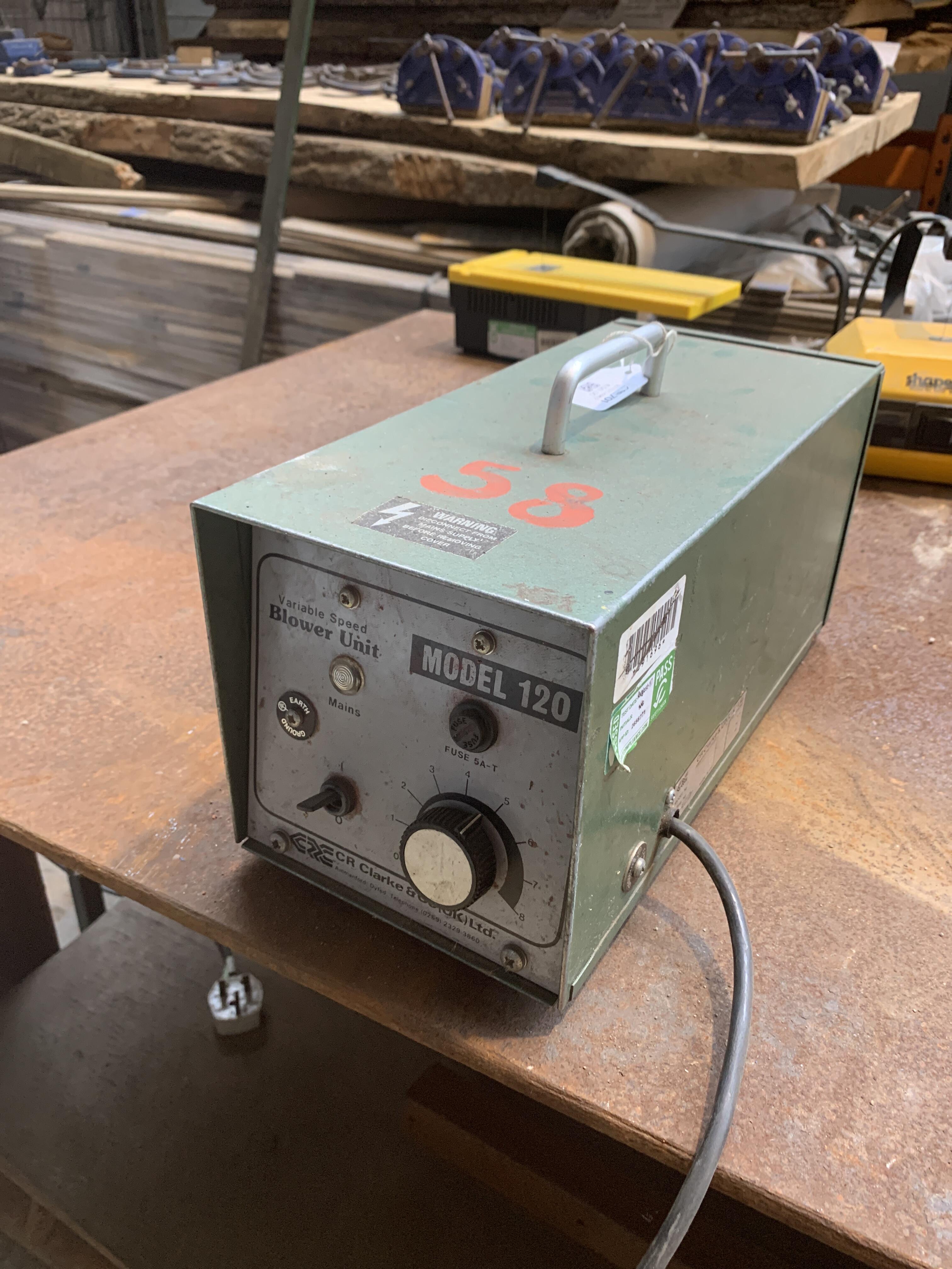 CR Clarke Variable Speed Blower Unit - Untested