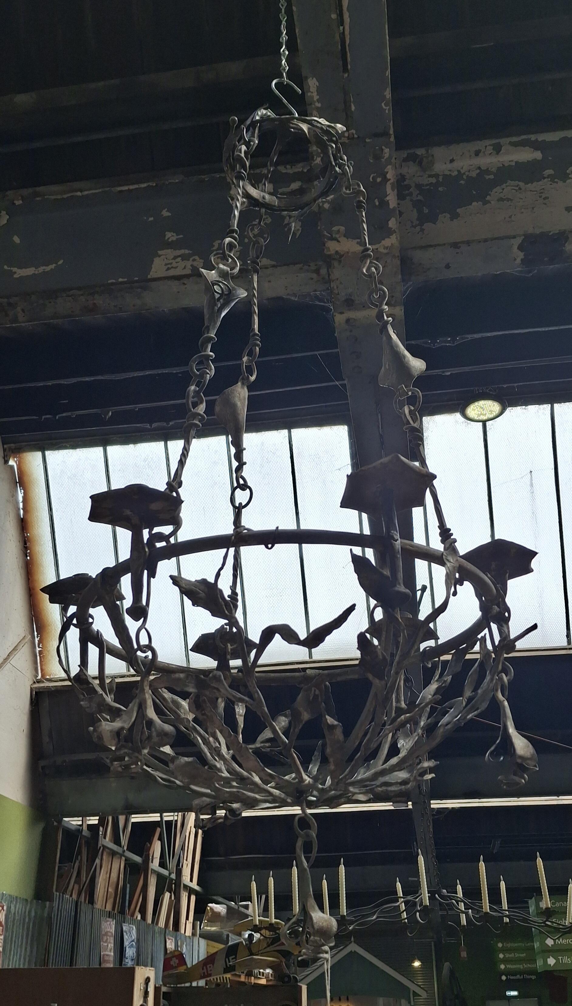 Handmade French Chandelier - Rustic Charm